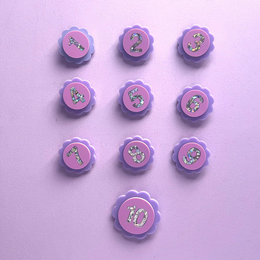 Hello Kit Co - Birthday Badge! Lilac