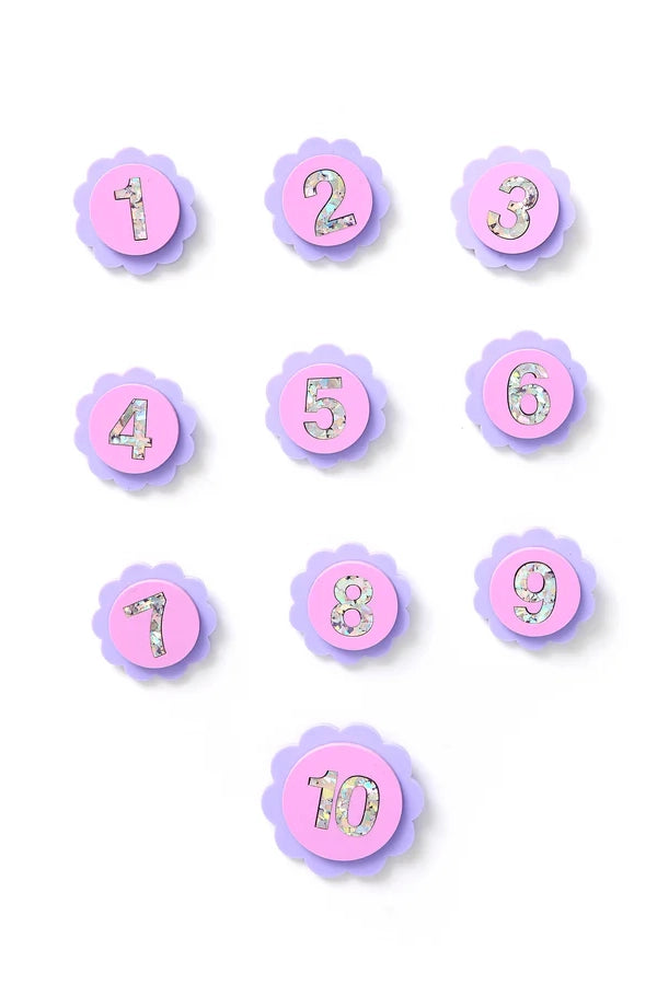 Hello Kit Co - Birthday Badge! Lilac