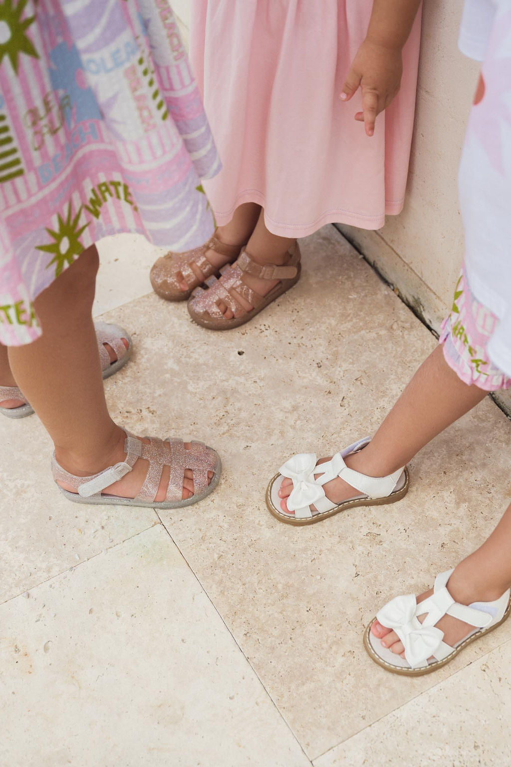 Walnut Melbourne - Frankie Jelly Sandal Silver