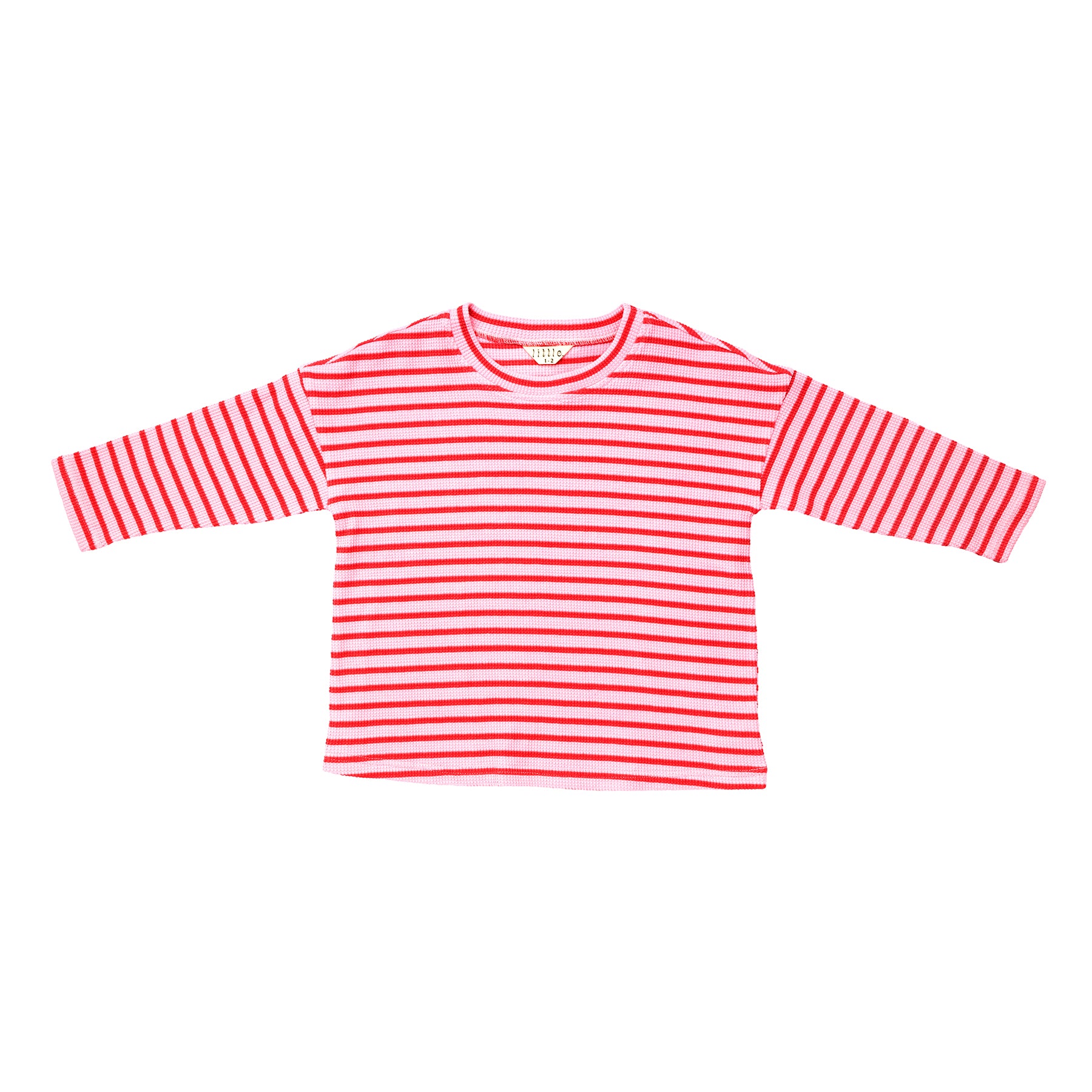 Lucky long sleeved tee in candy apple.