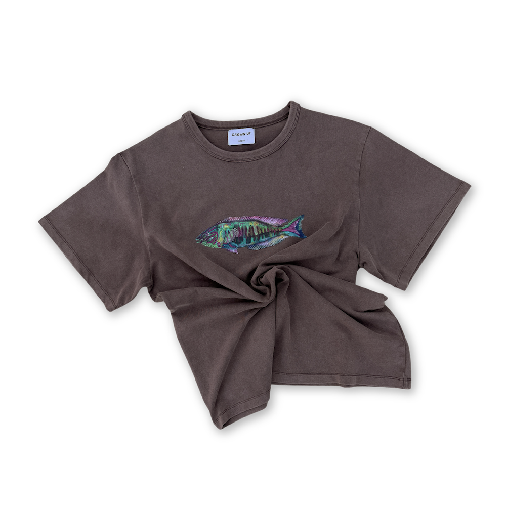 Grown - Grown Ups Parrot Fish Tee Dune