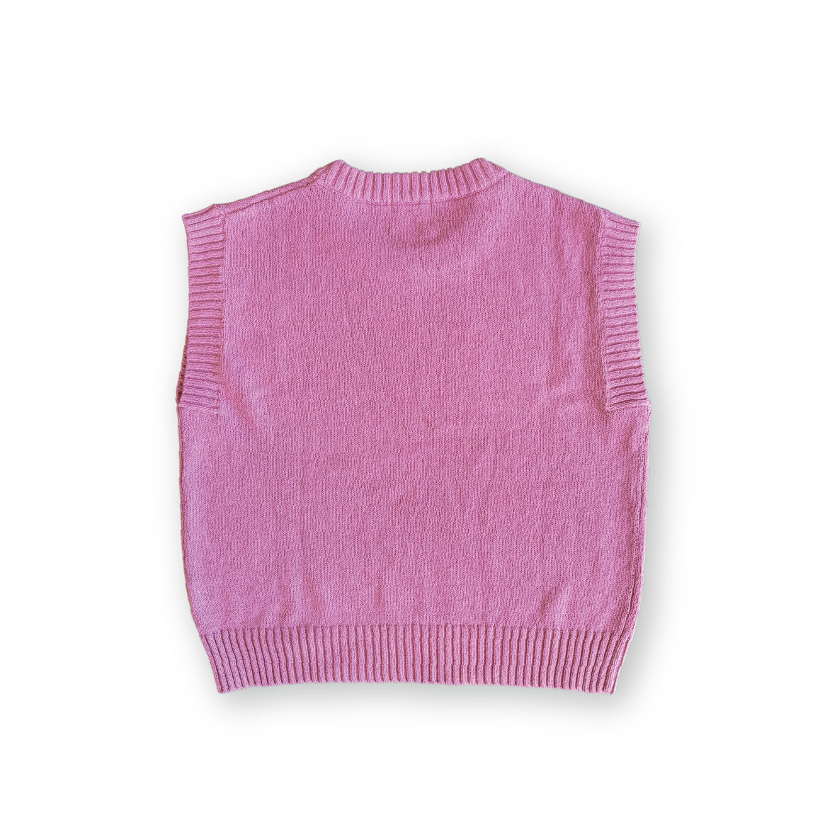 Grown - Ladies Jersey Knit Vest Raspberry