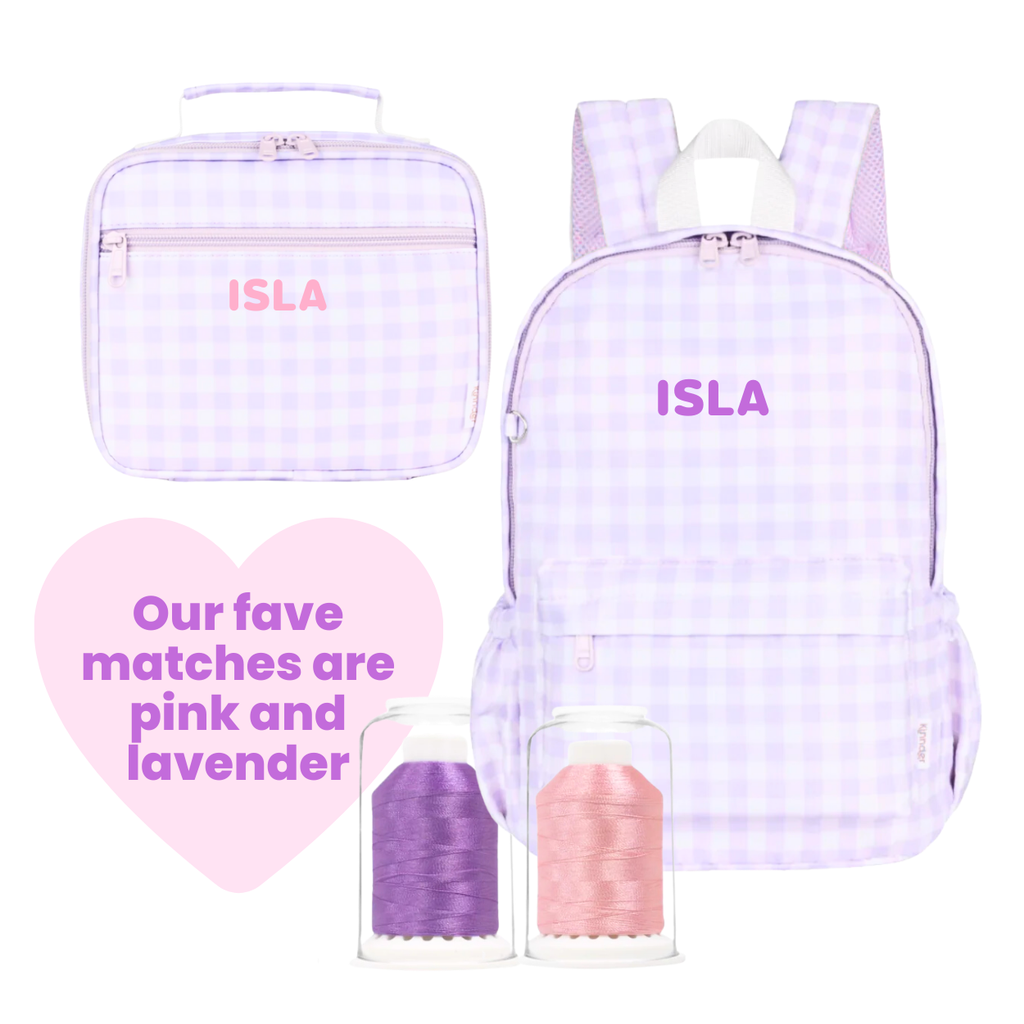 Kinnder Lilac Gingham range