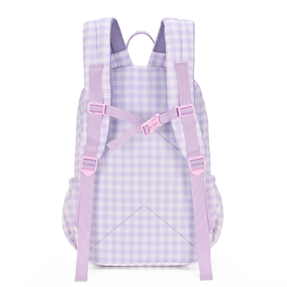 Kinnder Junior Kindy/School Backpack in Lilac Gingham