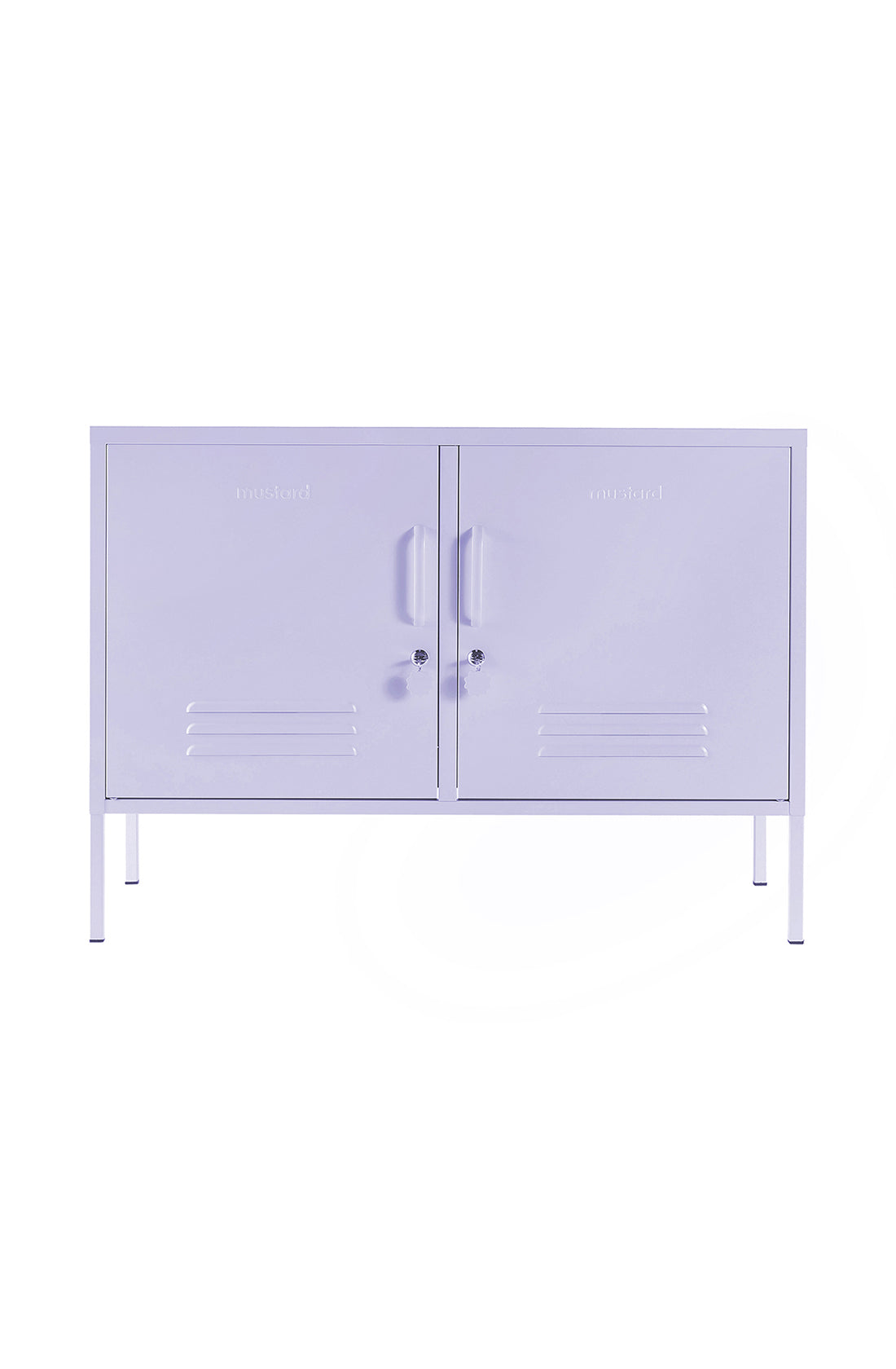 The lowdown locker in lilac.