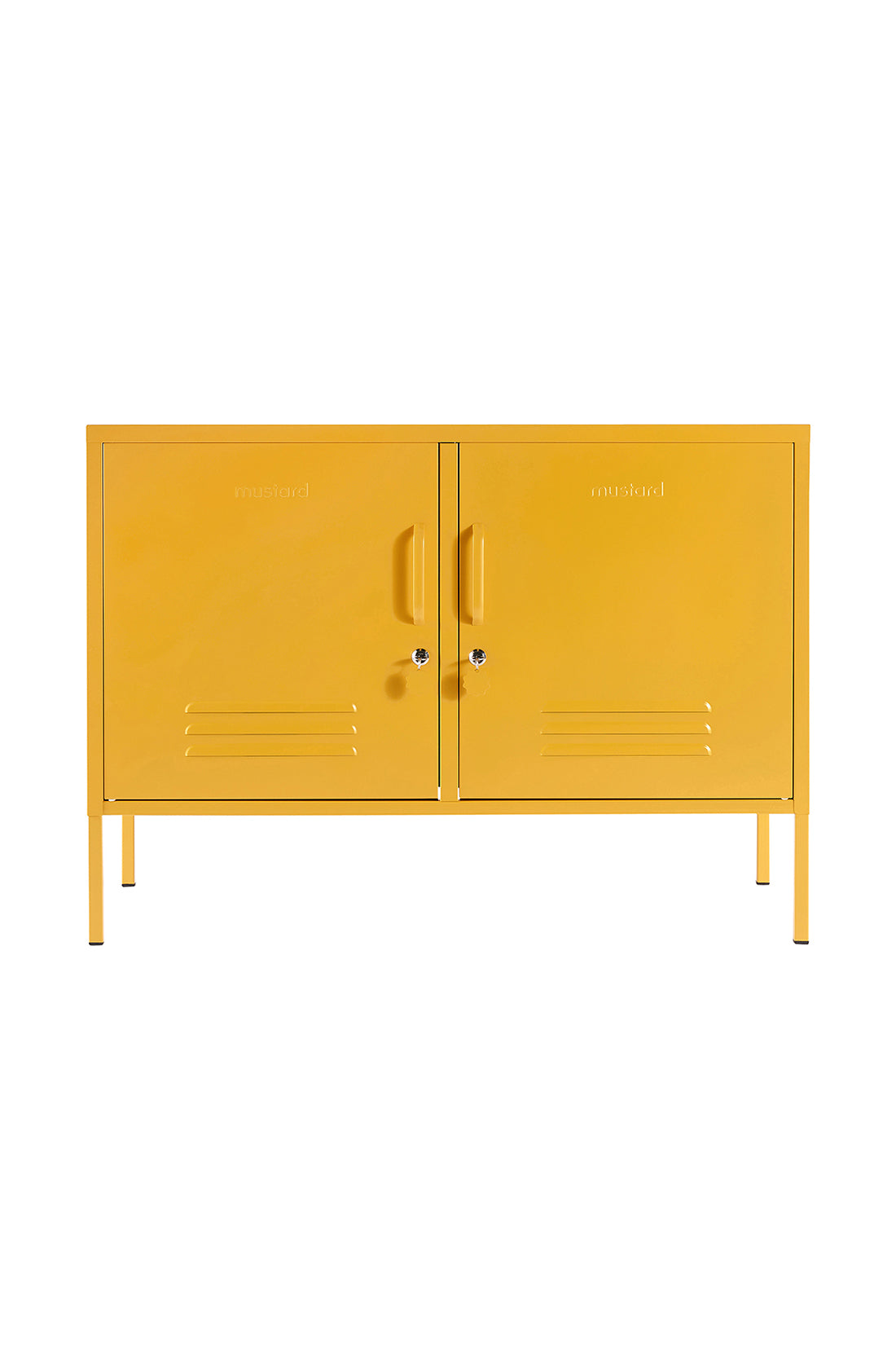 The lowdown locker in mustard.