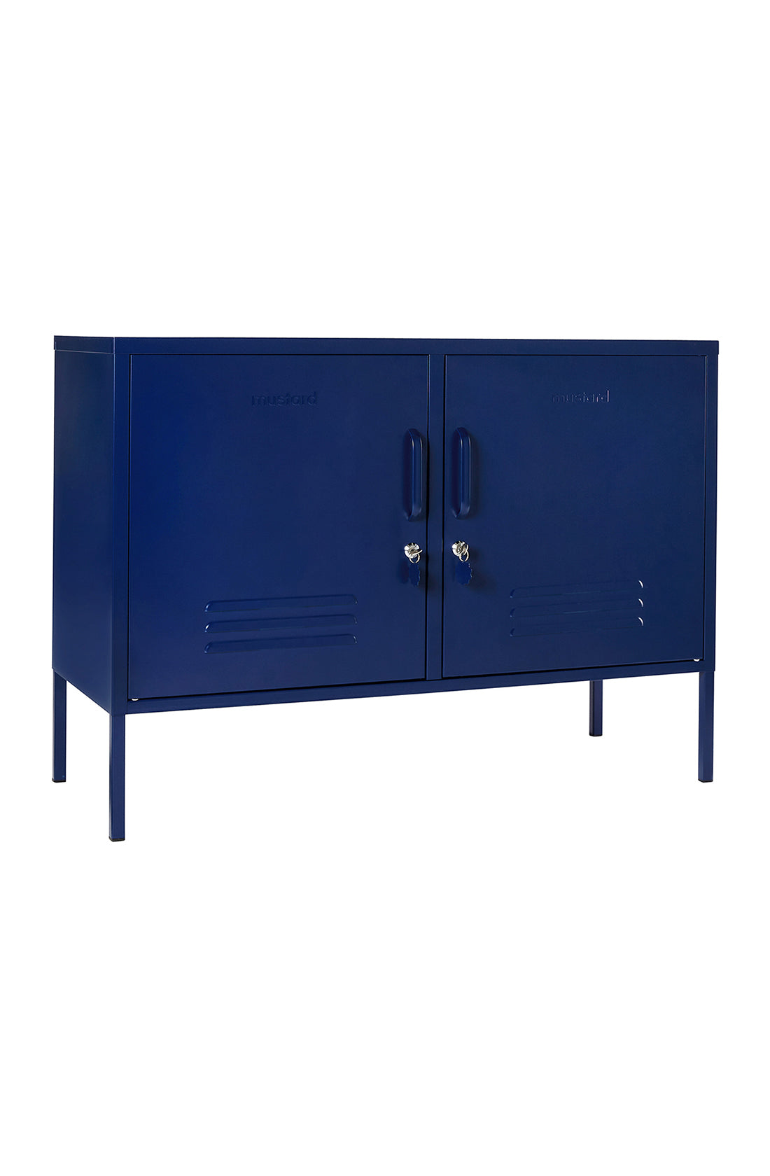 The lowdown locker in navy.