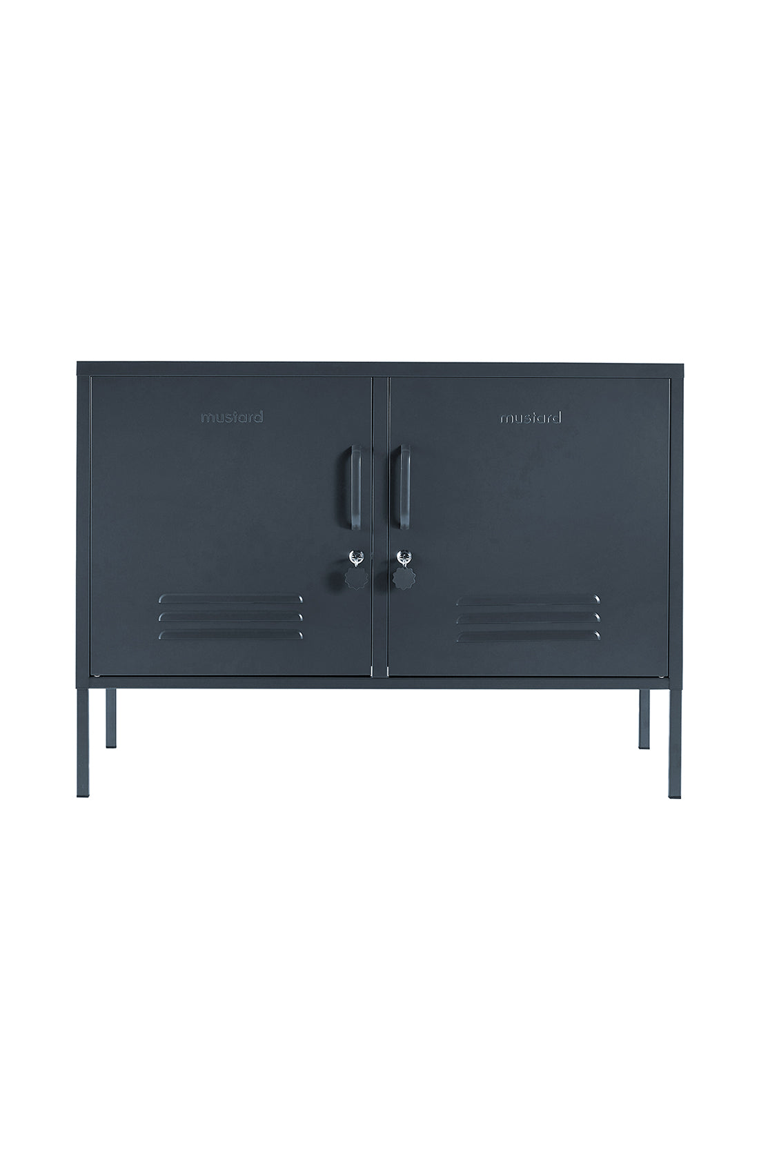 The lowdown locker in slate.