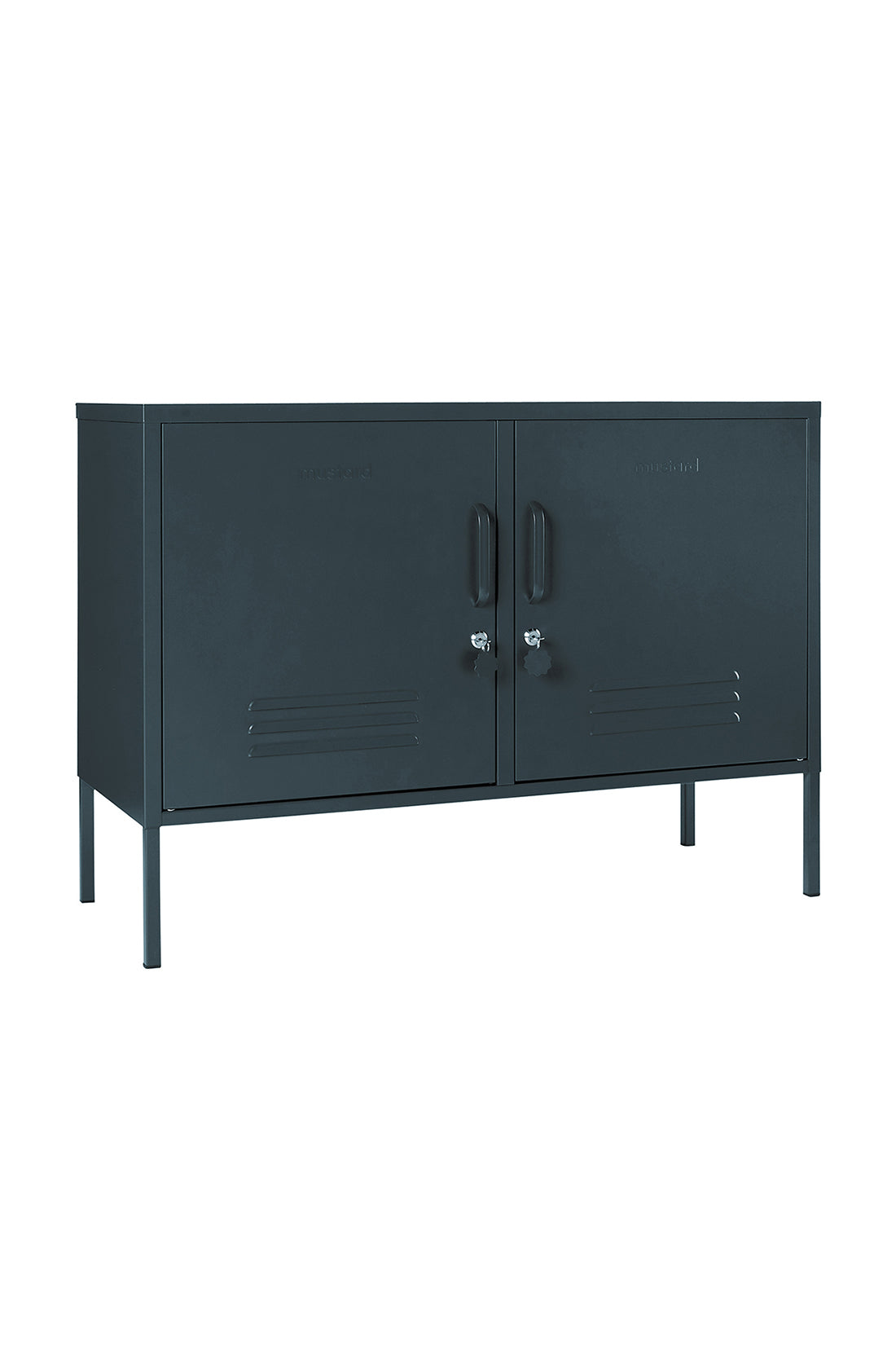 The lowdown locker in slate.