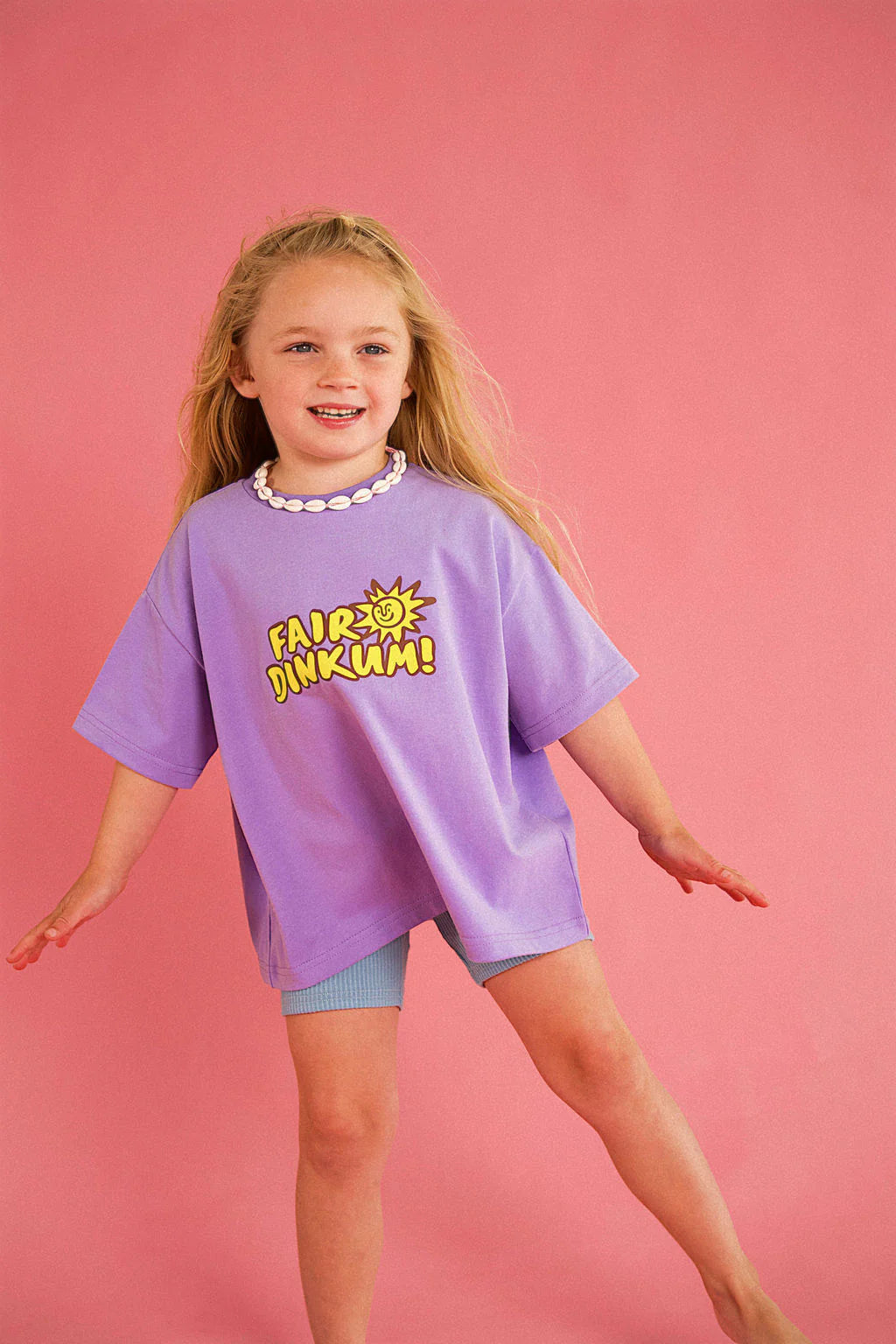 Lenn Label - Fair Dinkum Tee Sunny Lavender