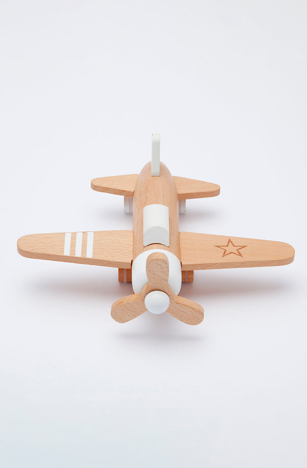 Hikoki Propeller Airplane White