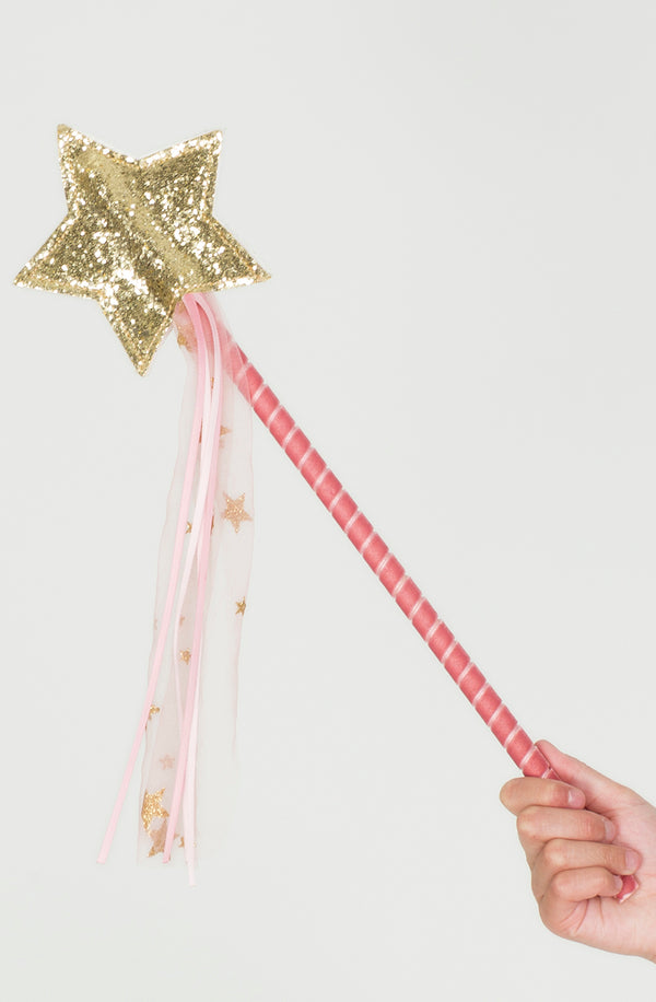 Tulle Star Wand Pink