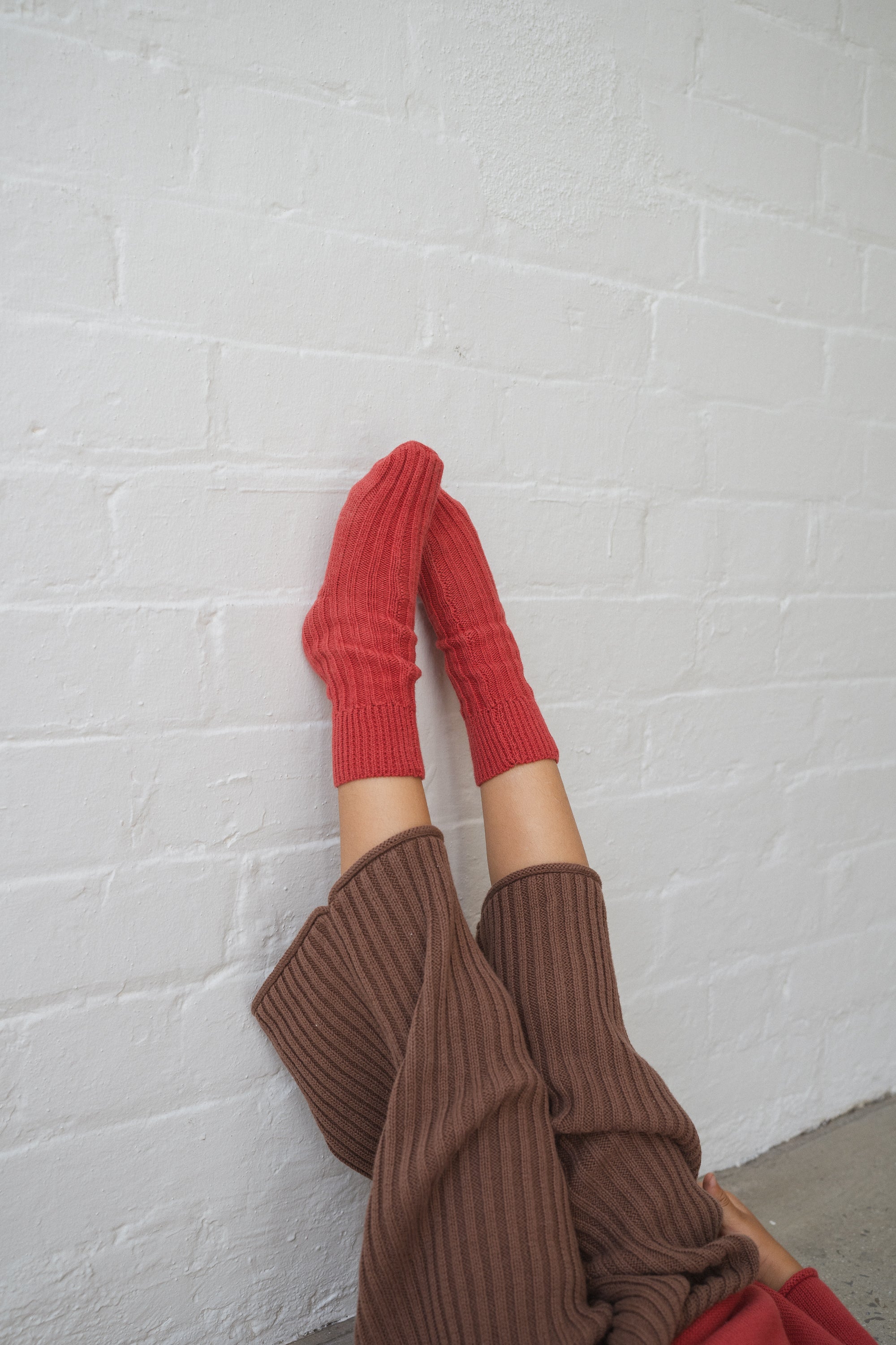 Illoura the Label - Essential Knit Pants Cocoa