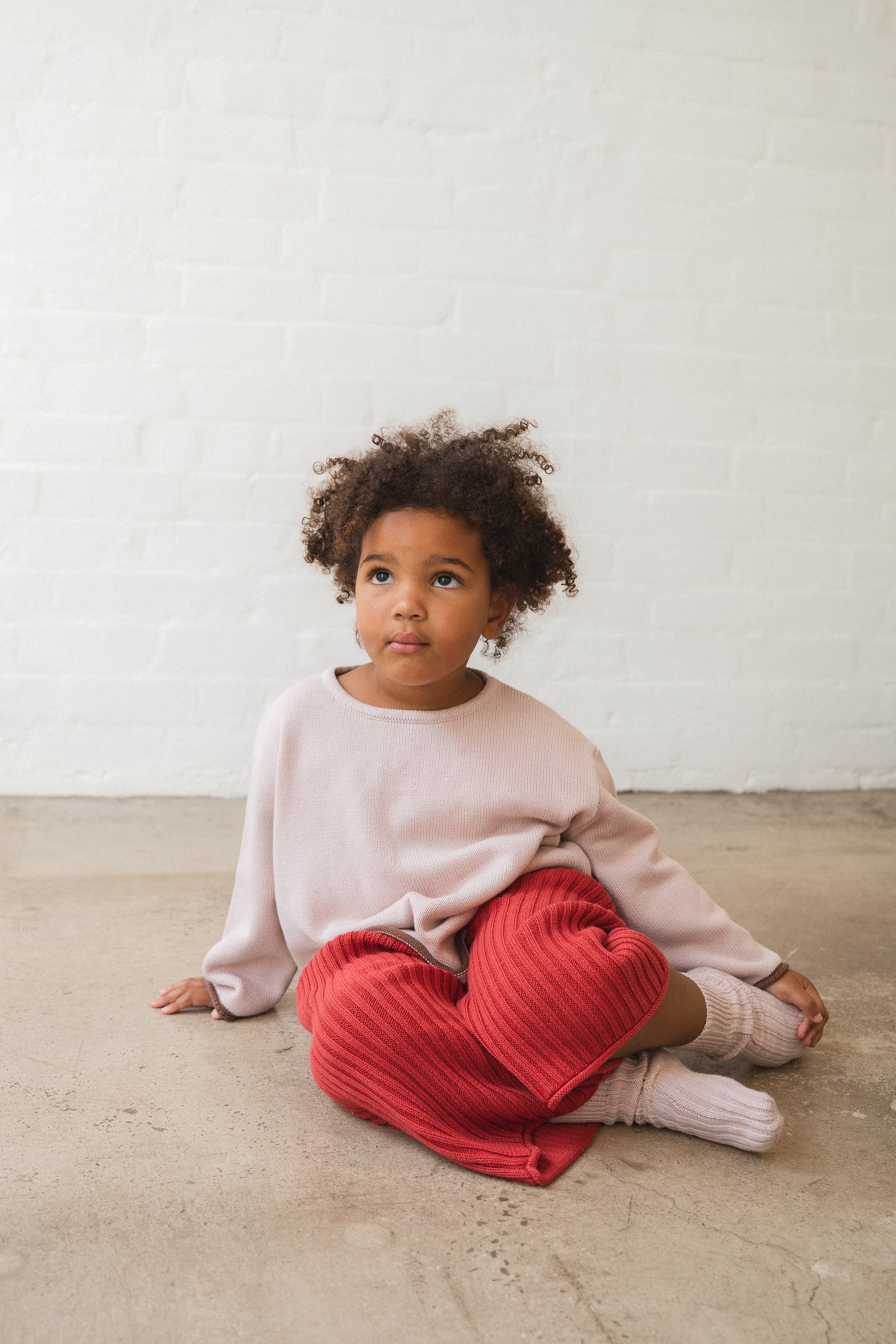 Illoura the Label - Essential Knit Jumper Dusty Pink - Size 7