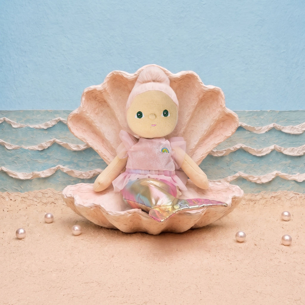 Dinky Dinkum Marina Mermaid lifestyle shot on sandy beach