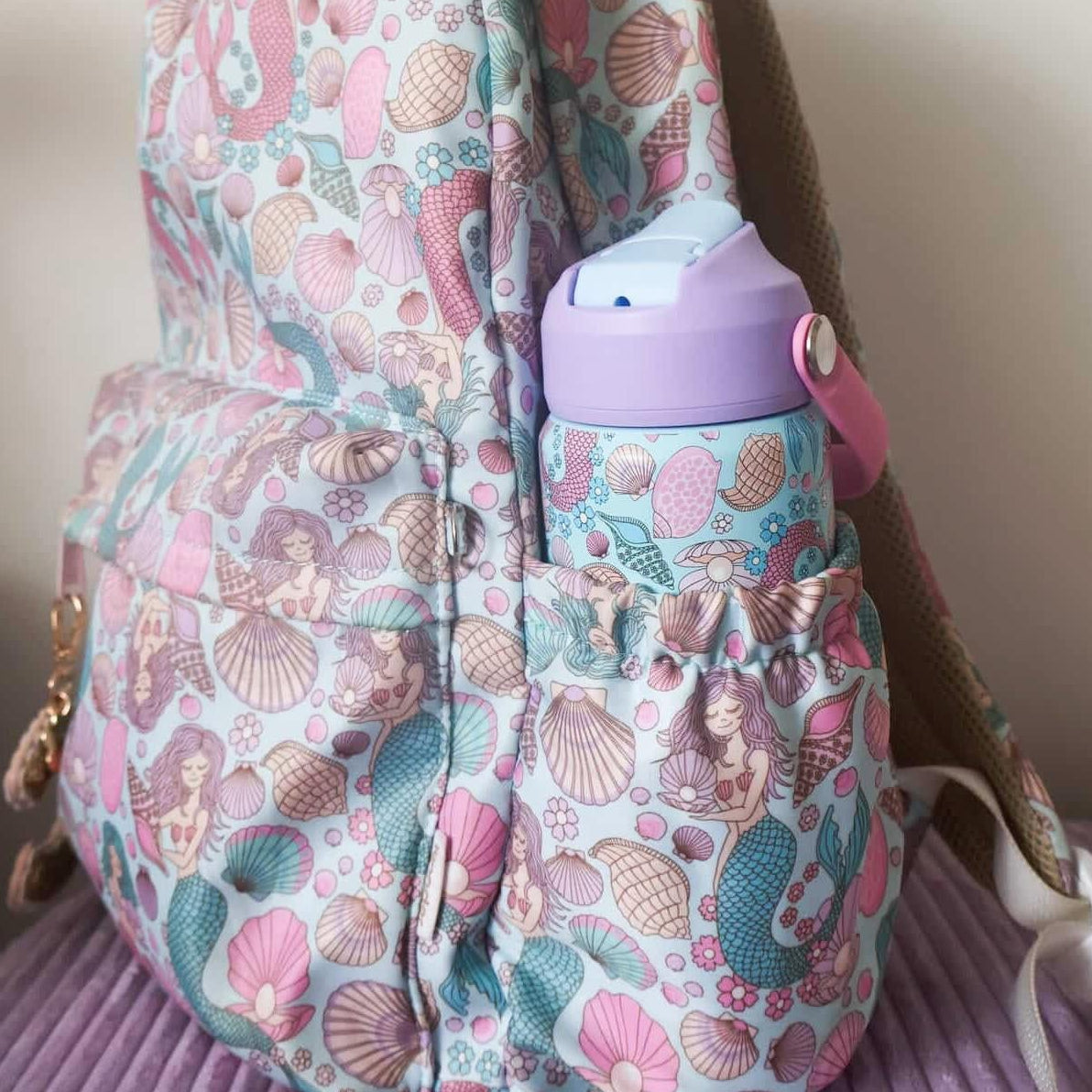 Kinnder Junior Kindy/School Backpack in Mermaid Aqua