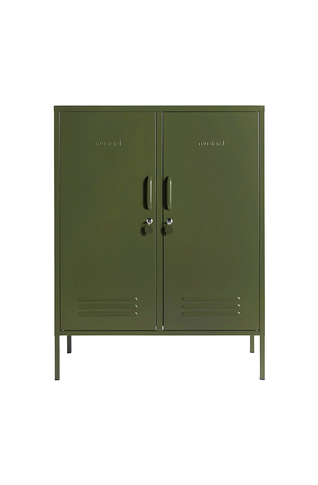 The midi locker in olive.