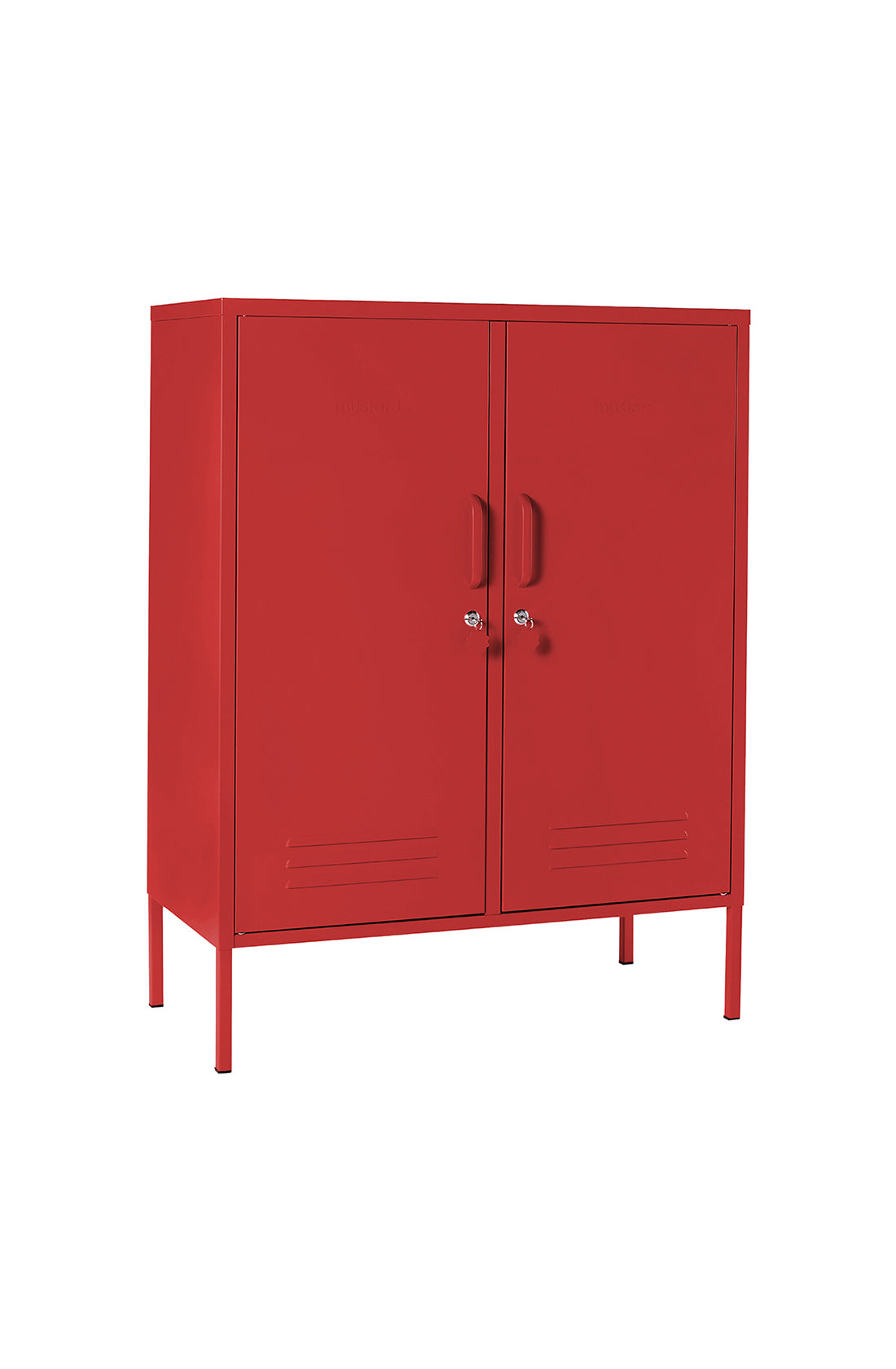 The midi locker in poppy.