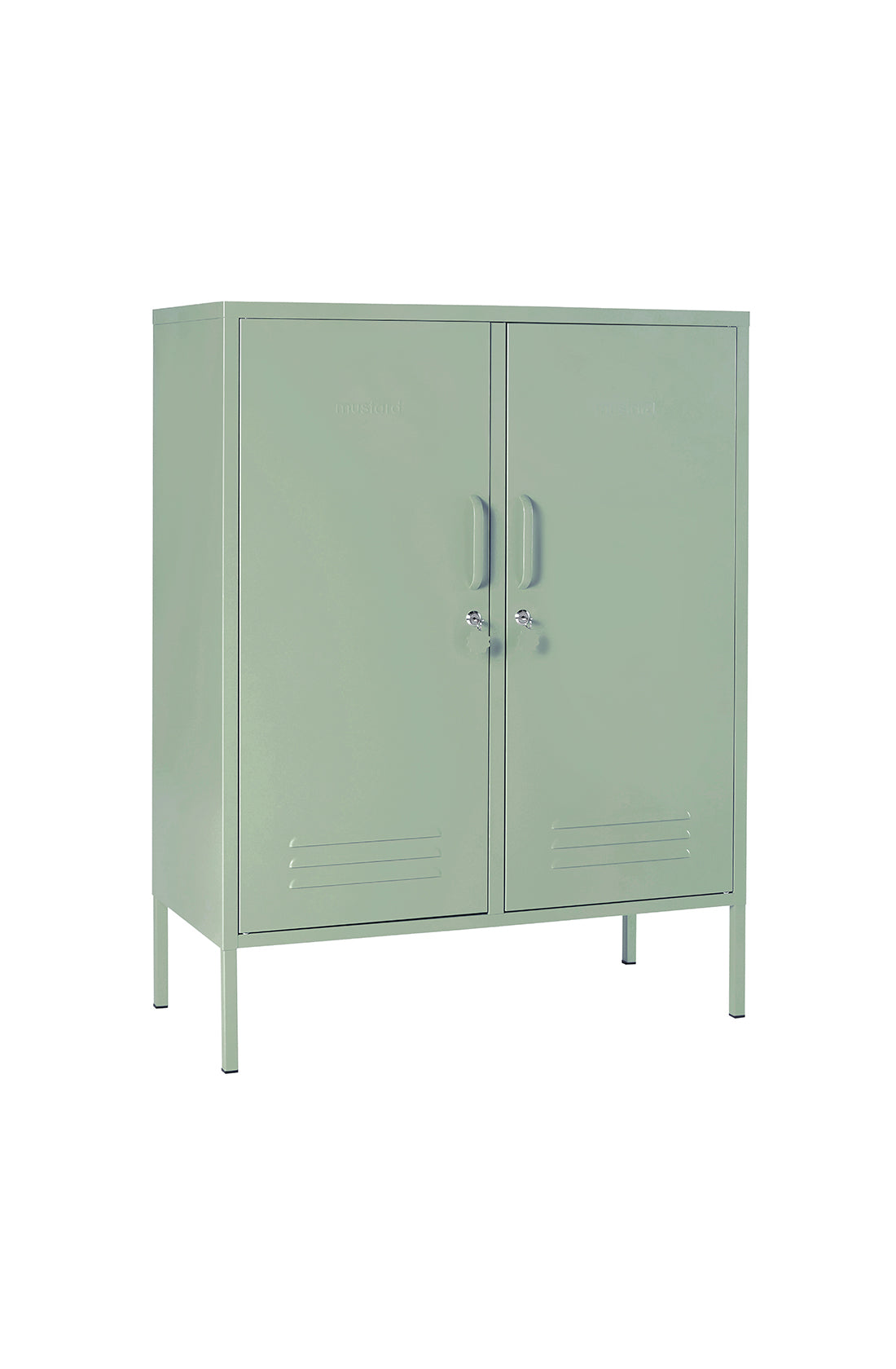 The midi locker in sage.