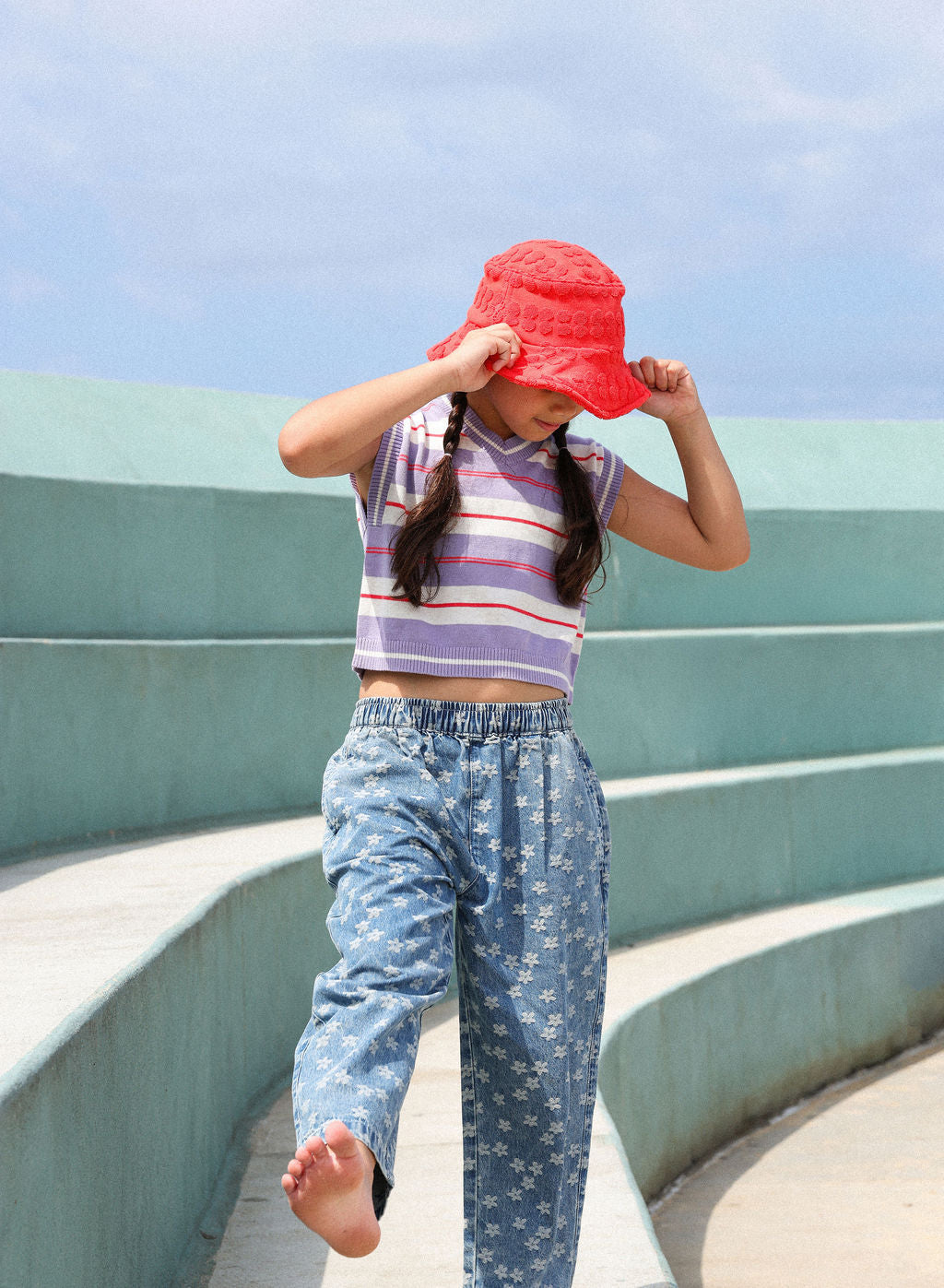 Grown - Daisy Denim Balloon Pant
