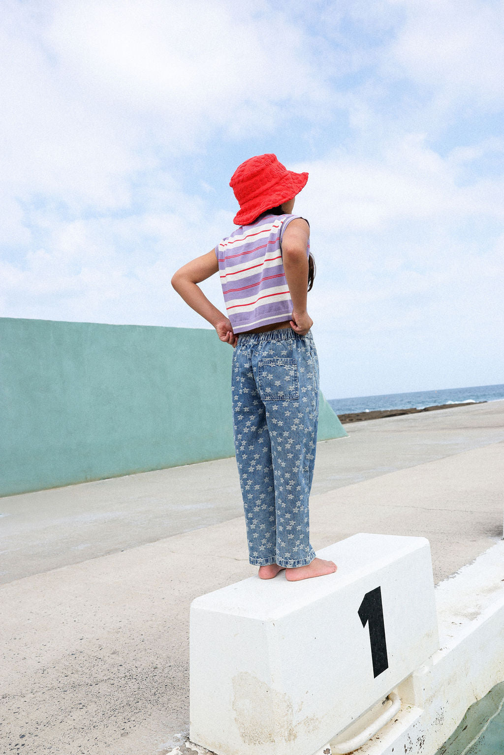 Grown - Daisy Denim Balloon Pant