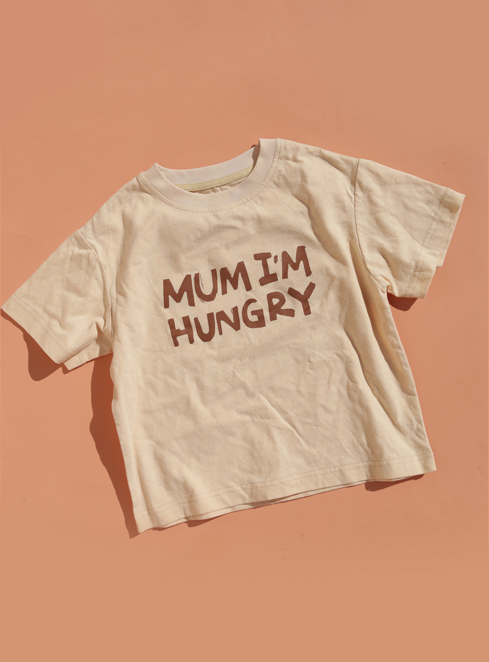 Small Swim Club - Mum I'm Hungry T-Shirt Cream