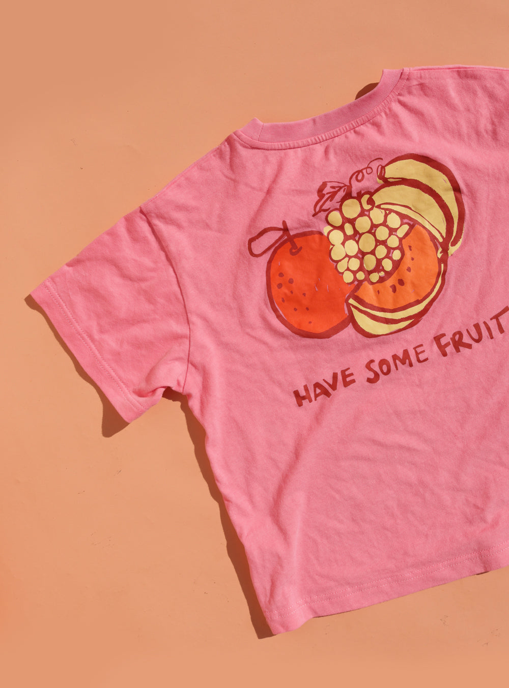 Small Swim Club - Mum I'm Hungry T-Shirt Pink