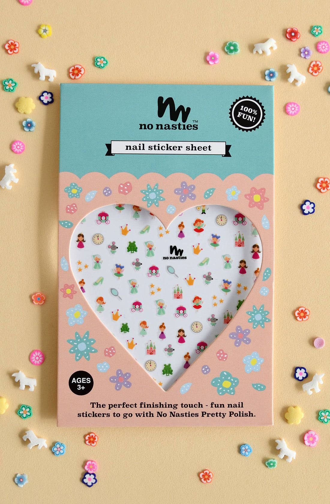 The no nasties fairy nail sticker sheet.