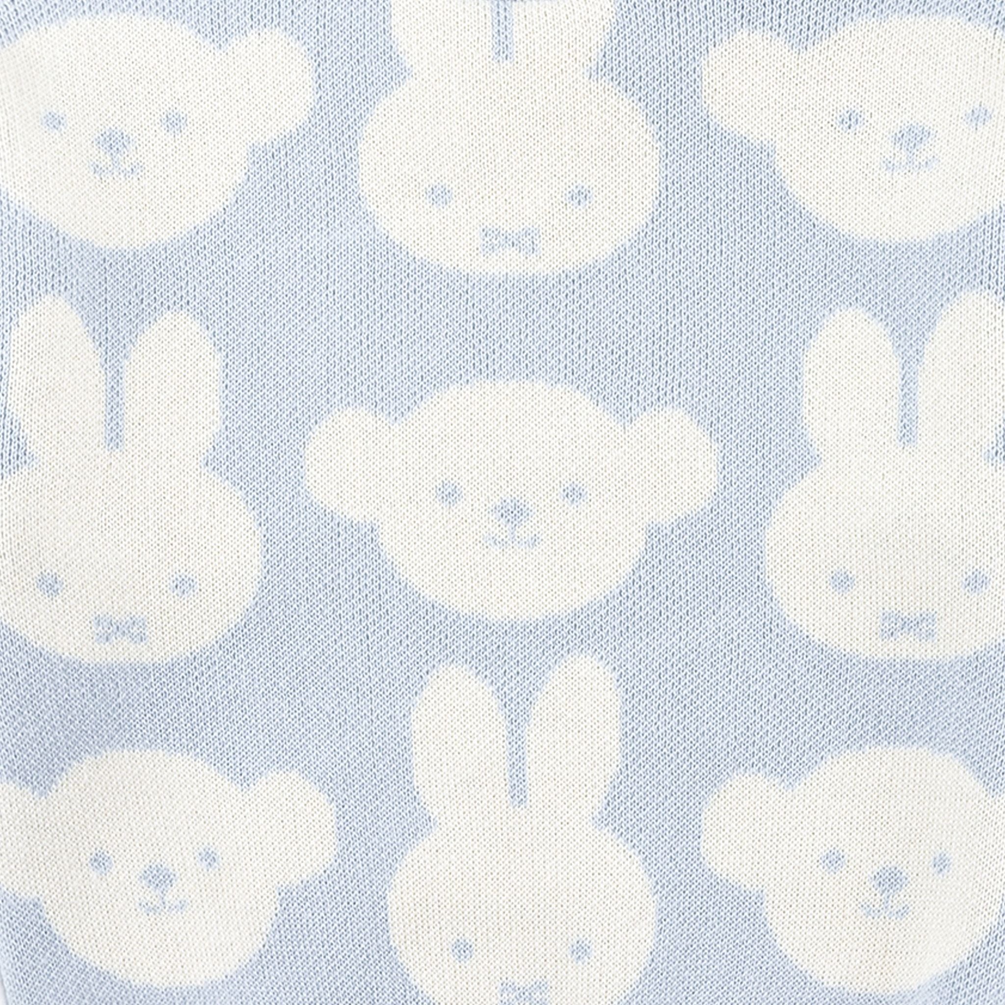 Kynd Baby - Miffy Jacquard Knit Jumper Baby Blue