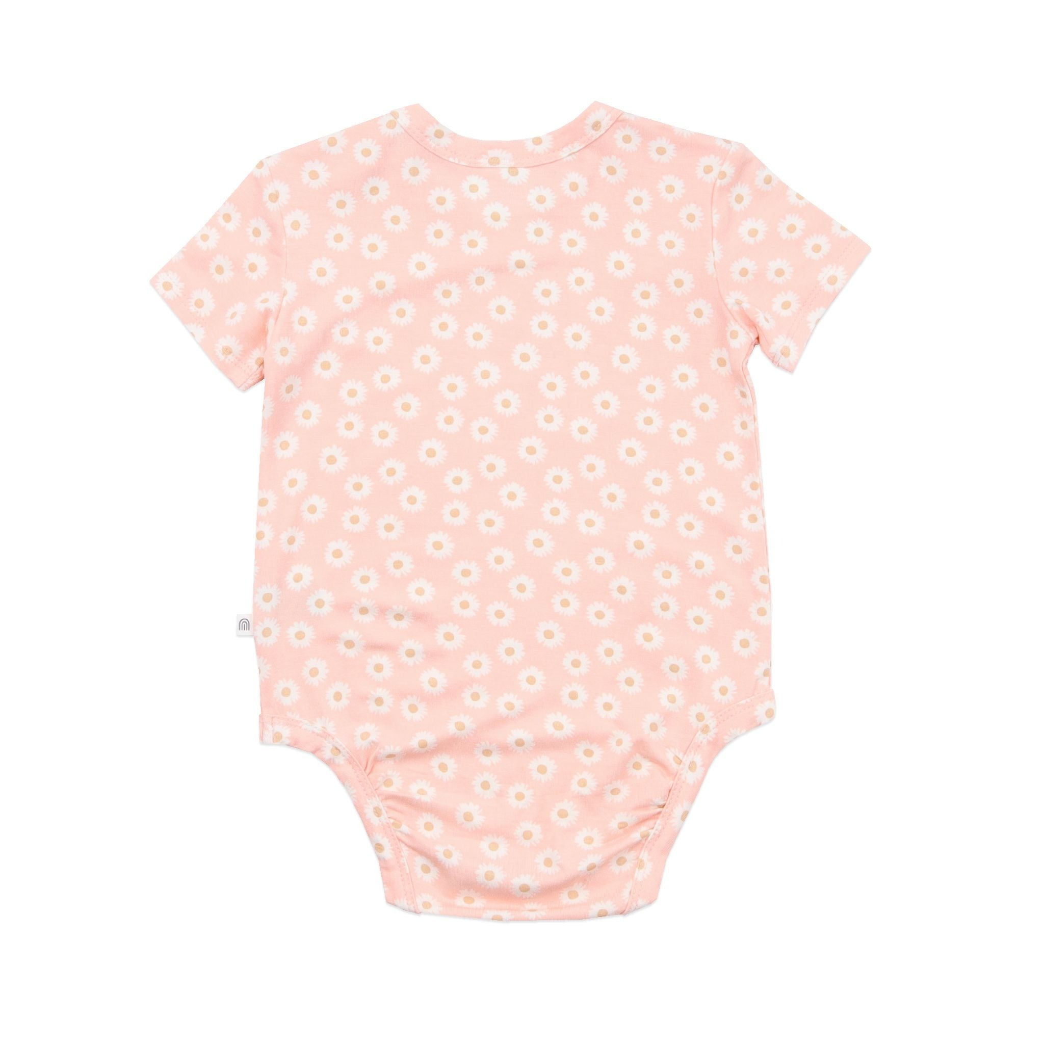 The KYND BABY Comfy Bodysuit Short Sleeve Daisy Charm.