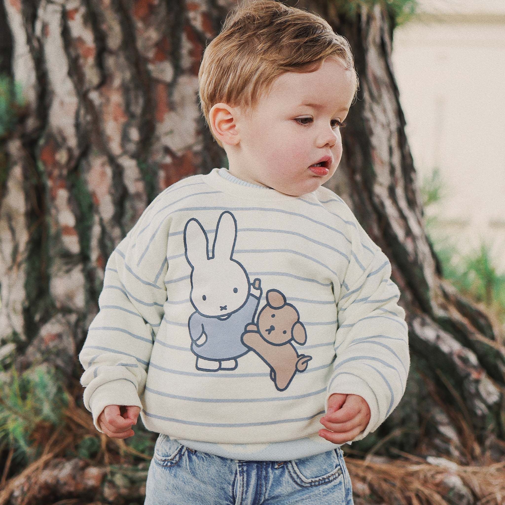 Kynd Baby - Miffy Fleece Jumper Moody Blue