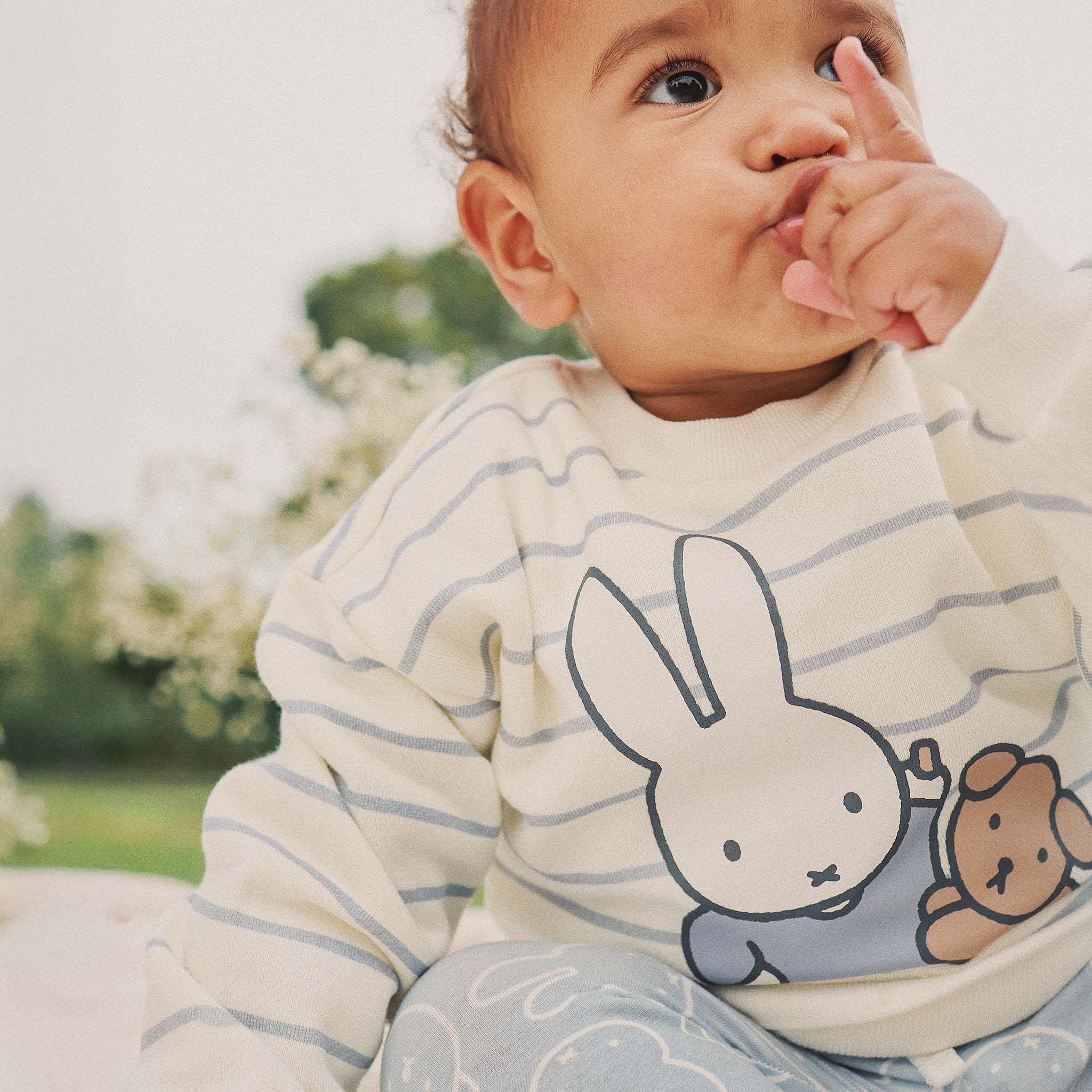 Kynd Baby - Miffy Fleece Jumper Moody Blue