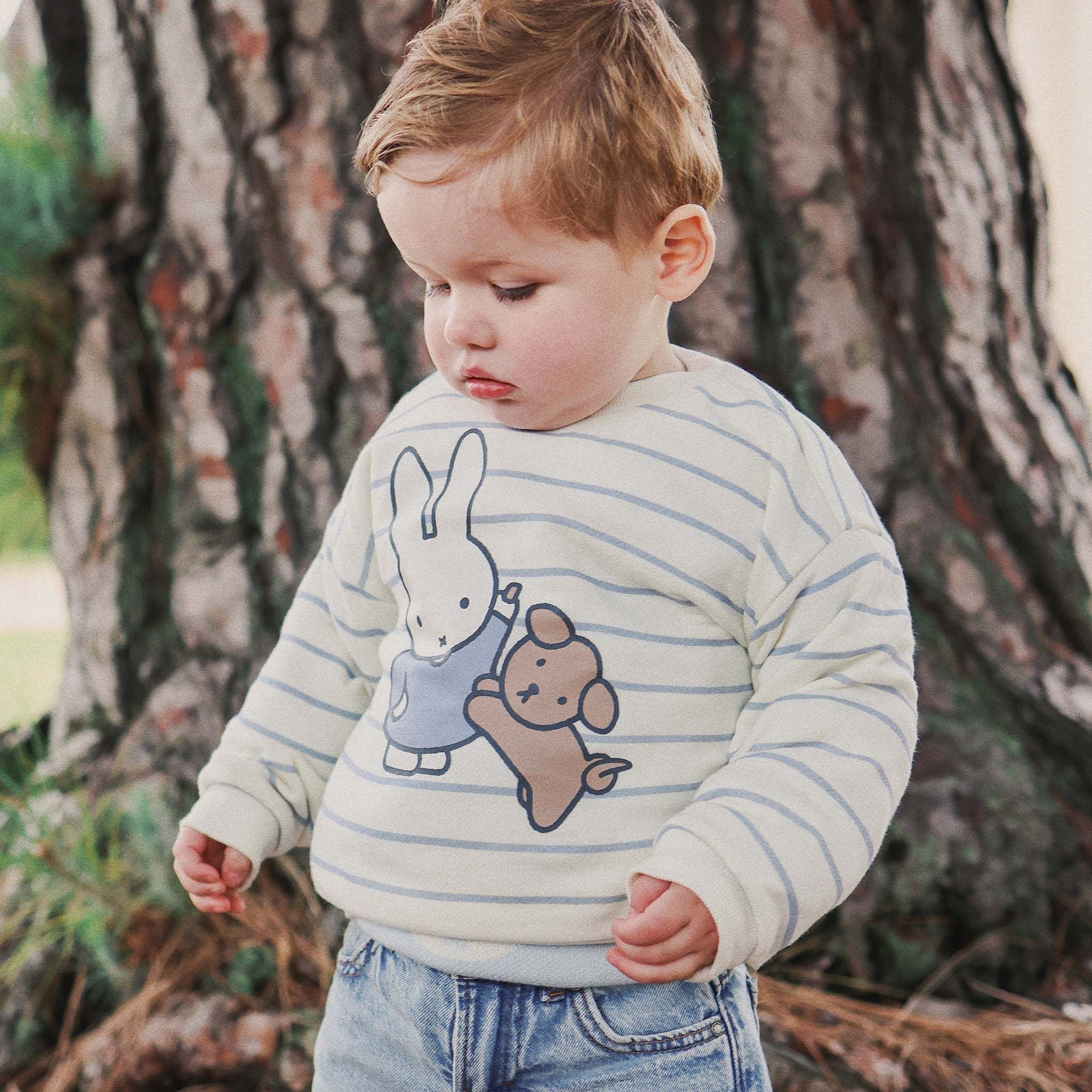Kynd Baby - Miffy Fleece Jumper Moody Blue