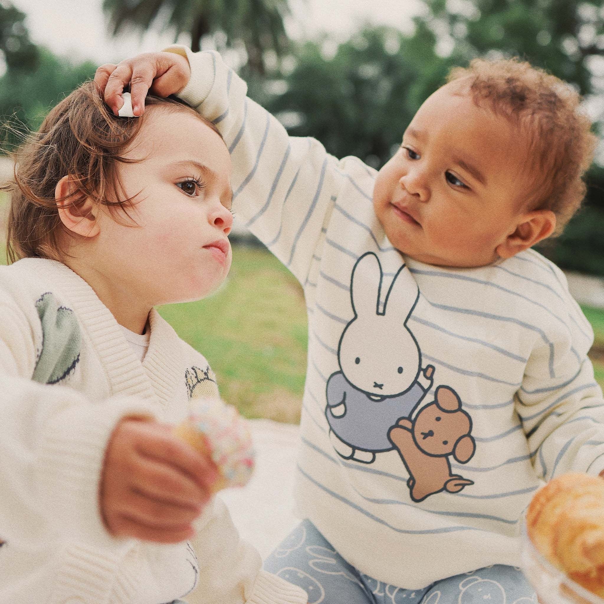 Kynd Baby - Miffy Fleece Jumper Moody Blue