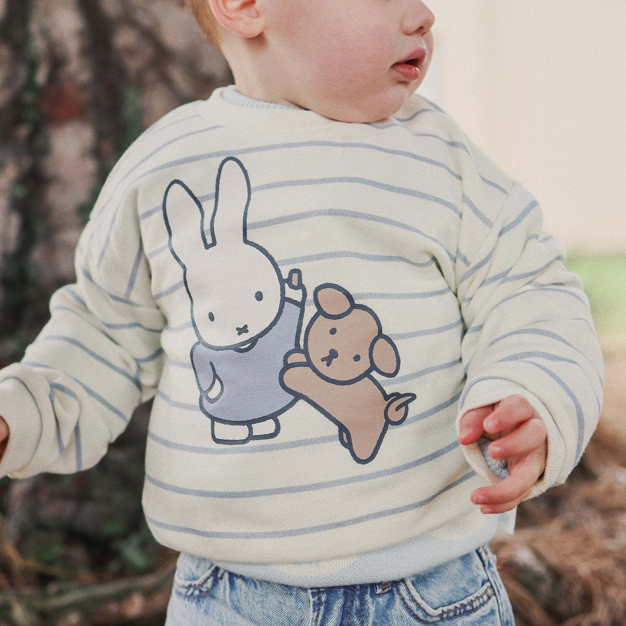 Kynd Baby - Miffy Fleece Jumper Moody Blue