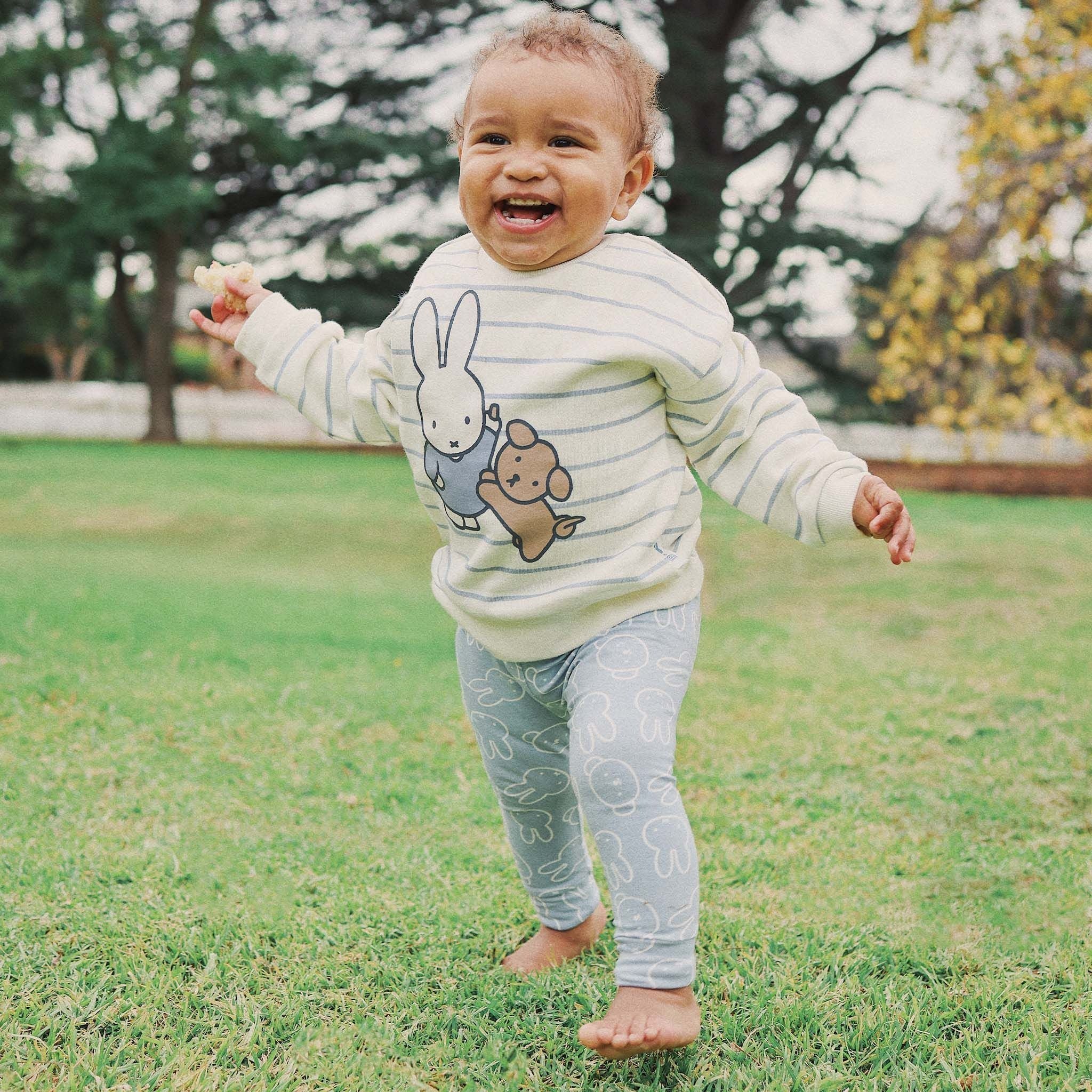 Kynd Baby - Miffy Fleece Jumper Moody Blue