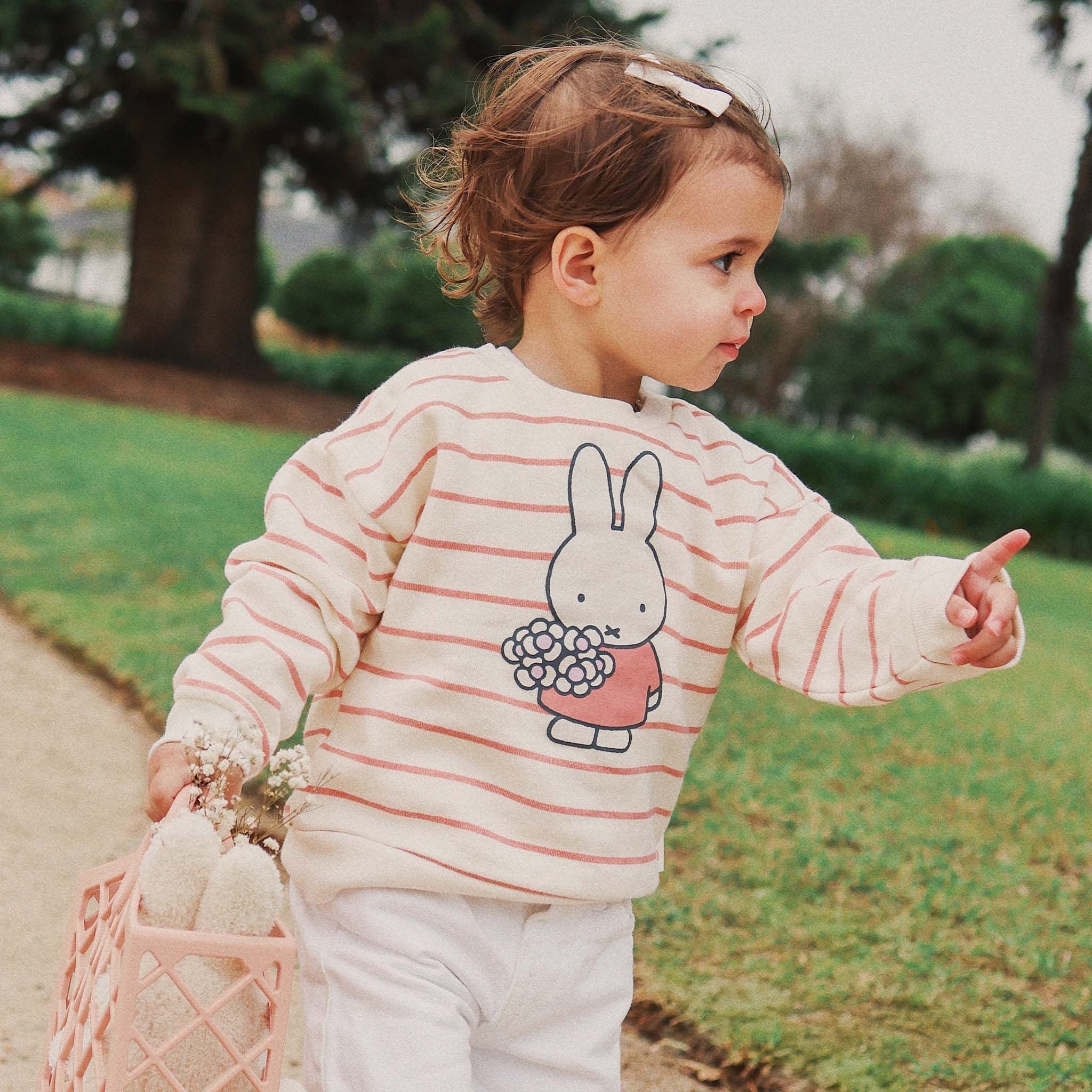 Kynd Baby - Miffy Fleece Jumper Strawberry Pink