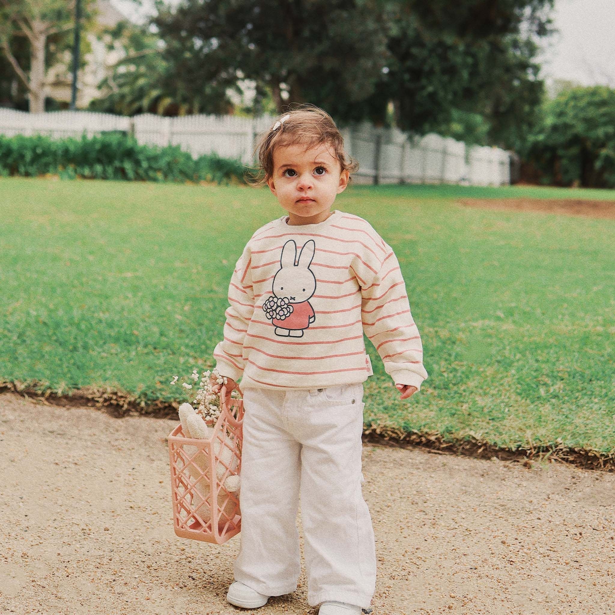 Kynd Baby - Miffy Fleece Jumper Strawberry Pink