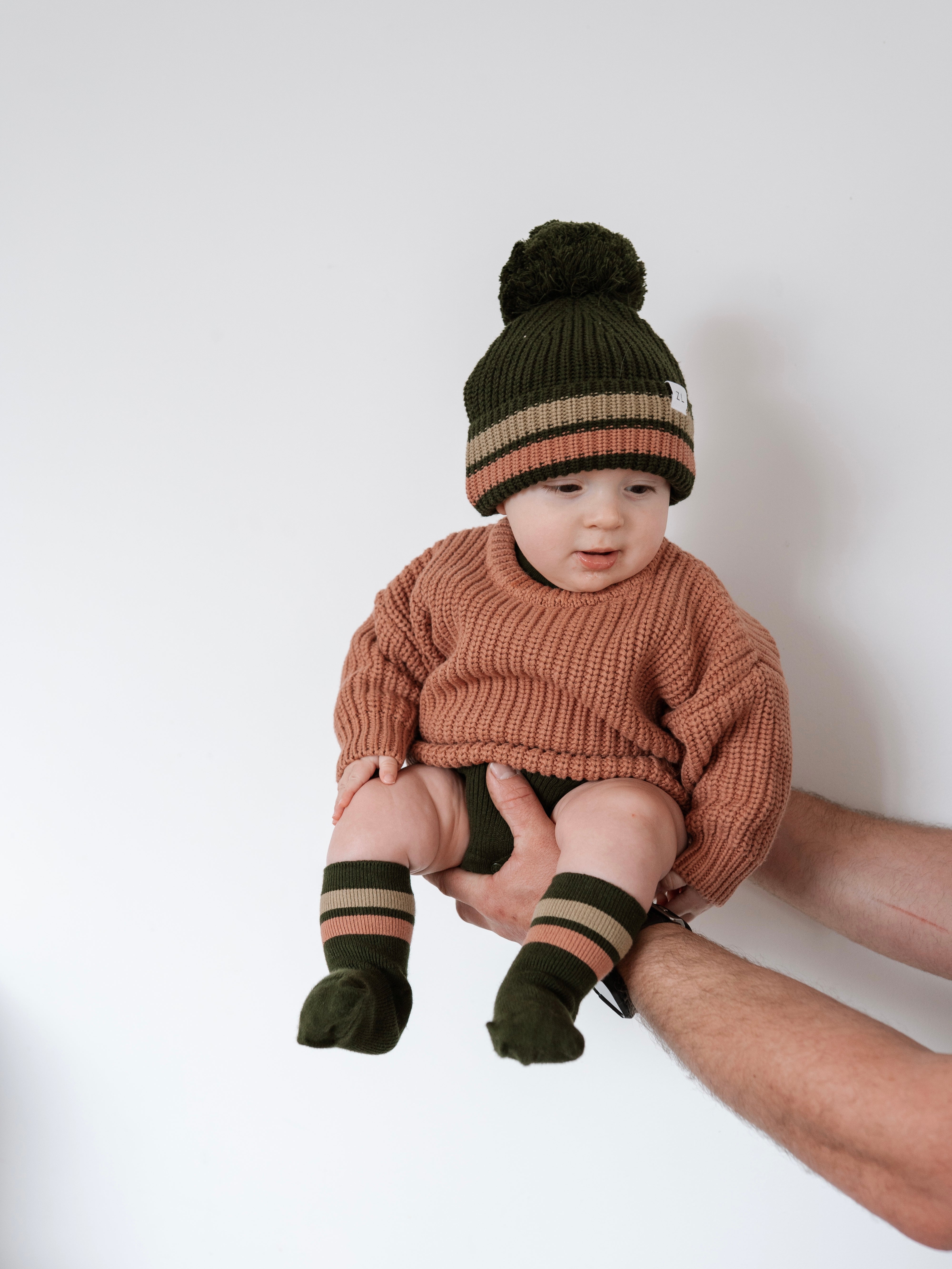 Ziggy Lou - Super Chunky Jumper Terracotta