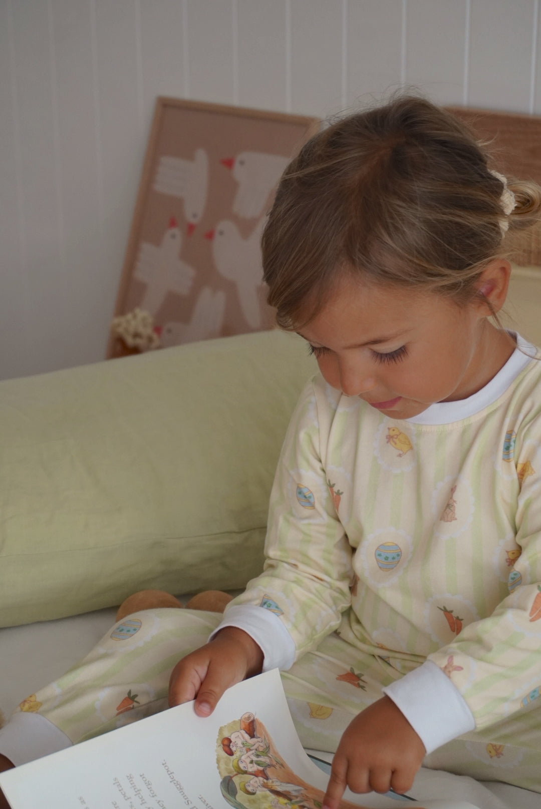 Bay Kids - Kids Sleepwear Set Carrot Patch Stripe