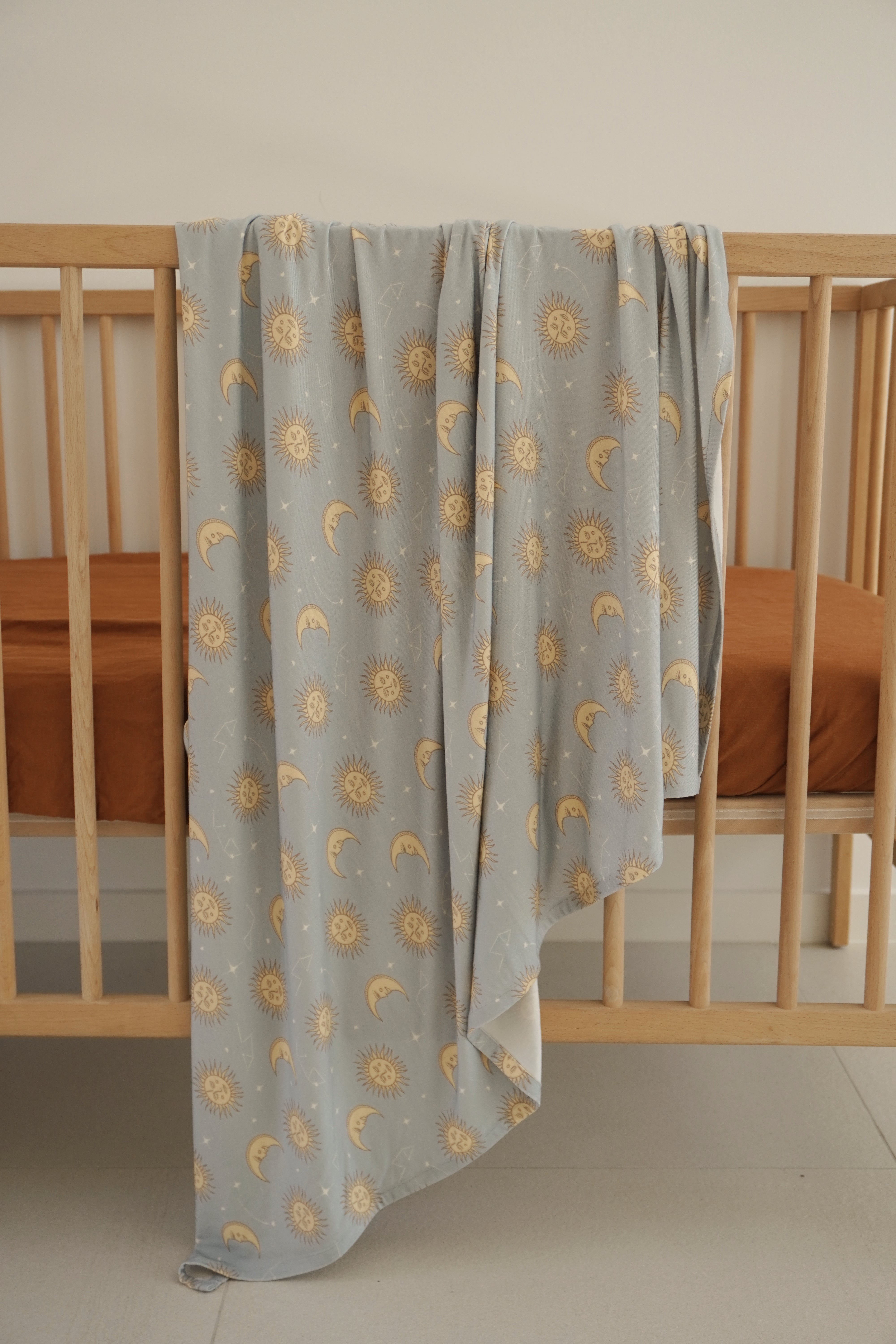 Celestial Swaddle Dusty Blue