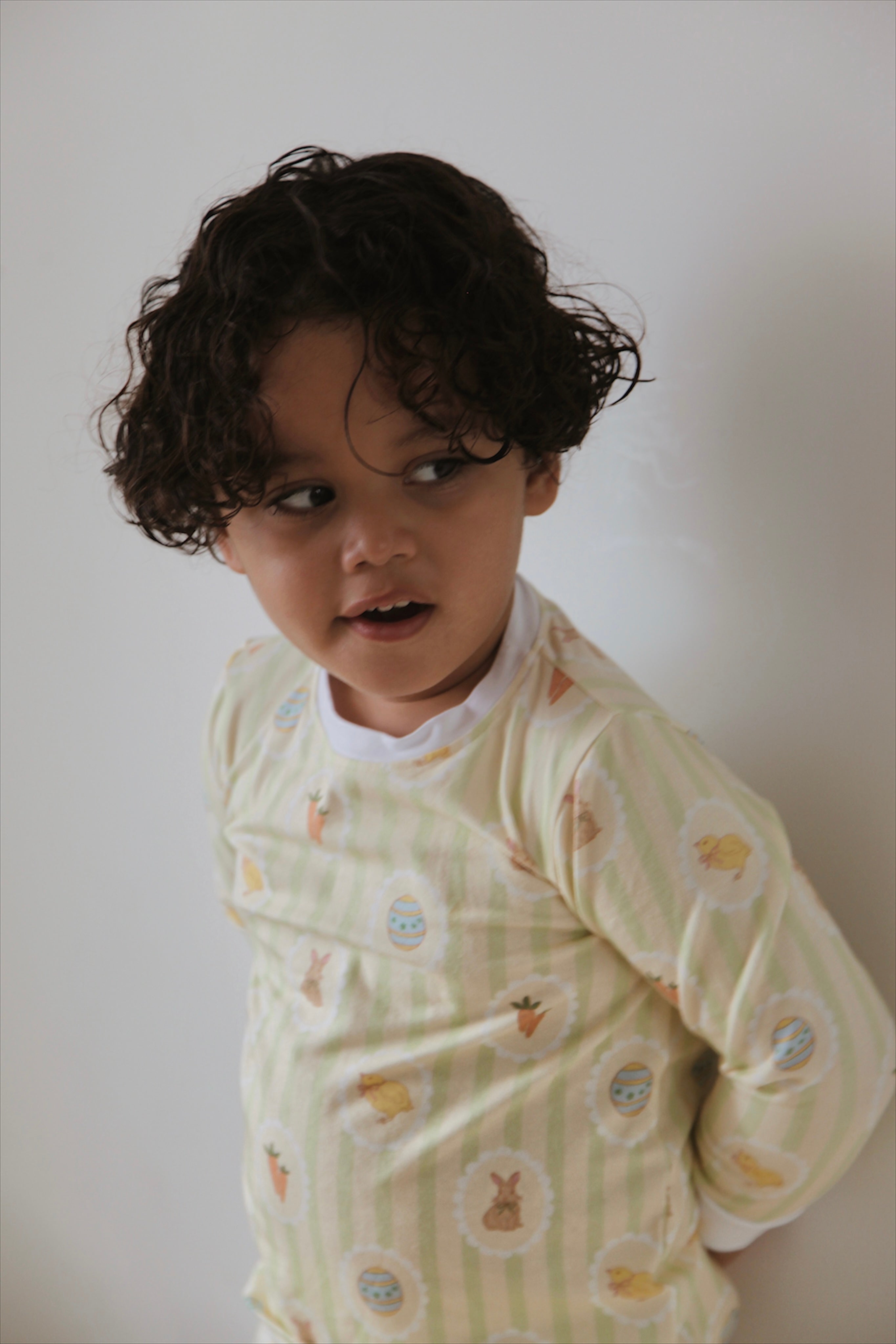 Bay Kids - Kids Sleepwear Set Carrot Patch Stripe