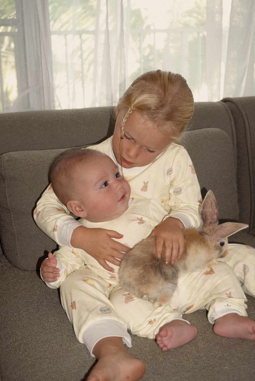 Bay Kids - Kids Sleepwear Set Carrot Patch Stripe