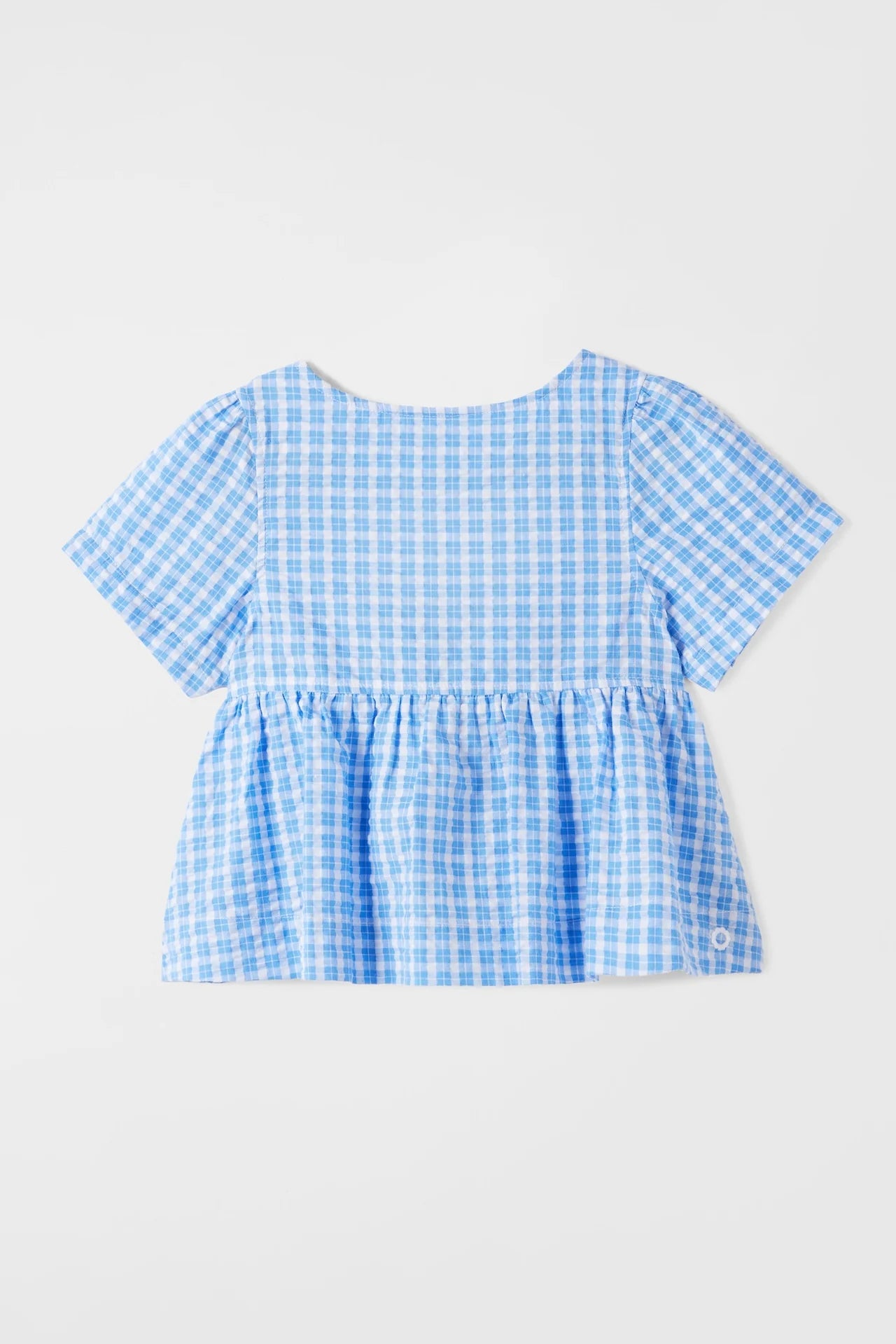 Cubby - Poppy Top Bluish Check