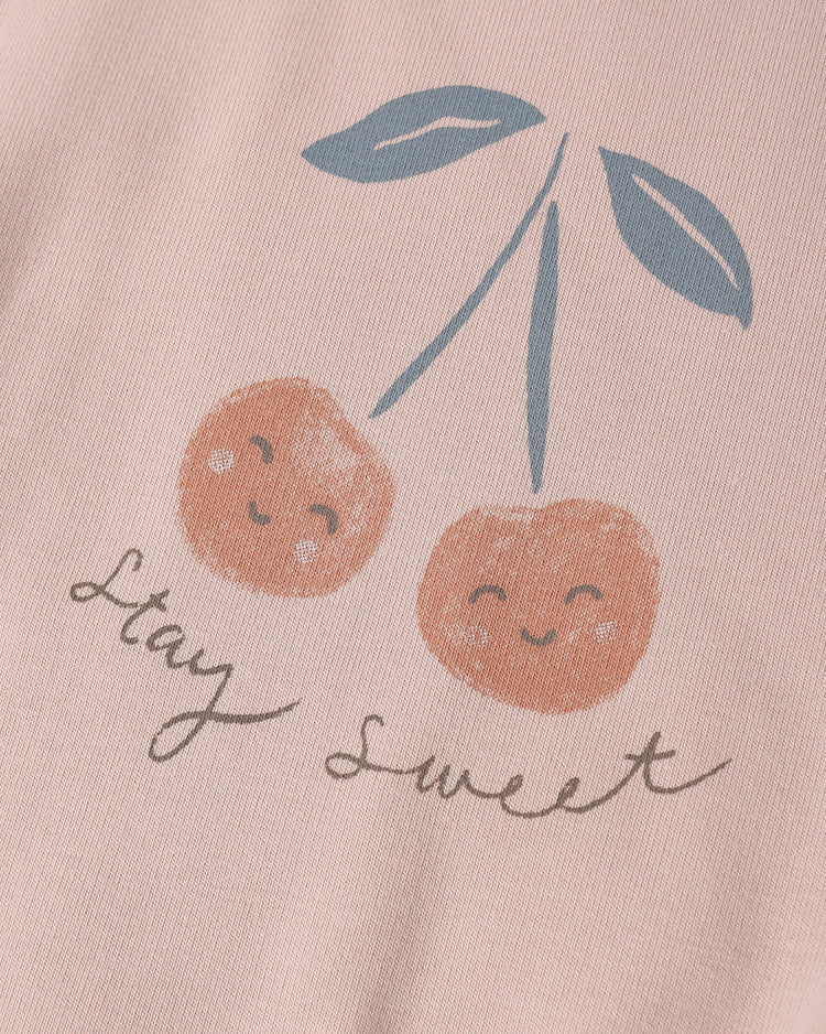 Quincy Mae - Relaxed Sweatshirt Cherries