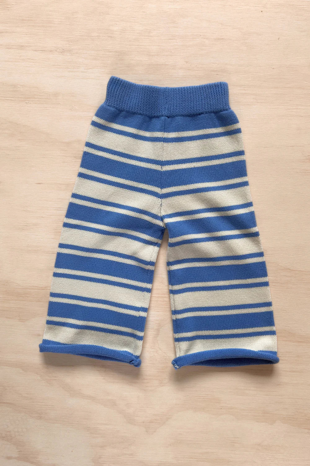 Worn Curations - Rolly Stripe Knit Pants Blueberry