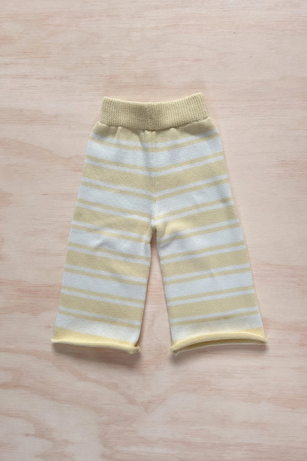 Worn Curations - Rolly Stripe Knit Pants Butter