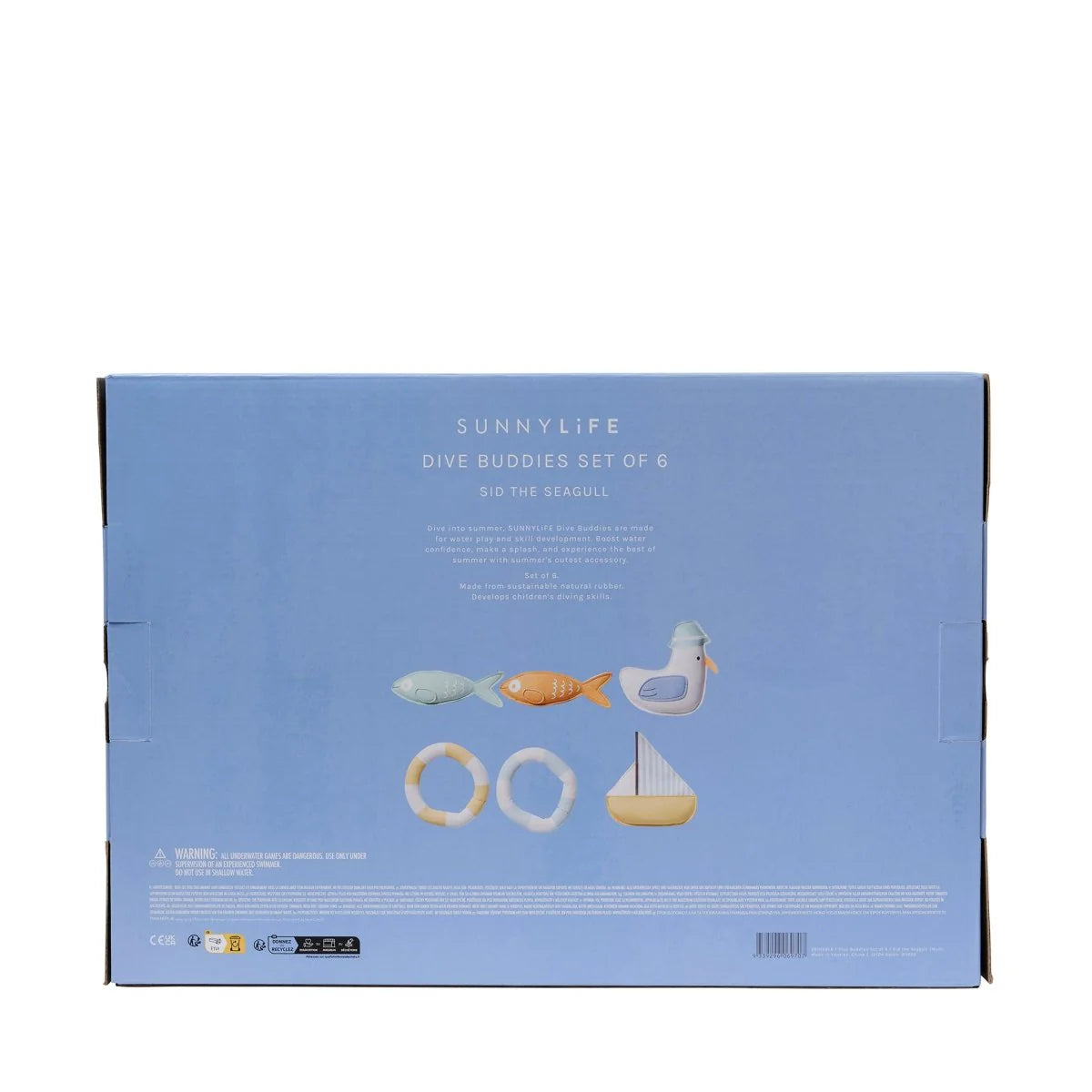 SUNNYLIFE - Dive Buddies Sammy the Seagull (Set of 6)