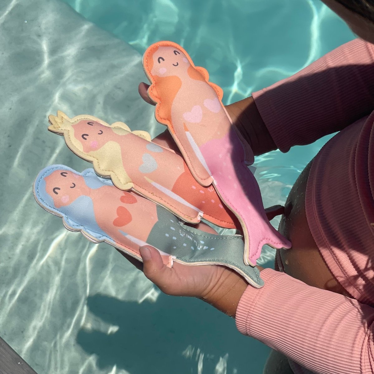SUNNYLIFE Dive Buddies Melody the Mermaid lifestyle shot