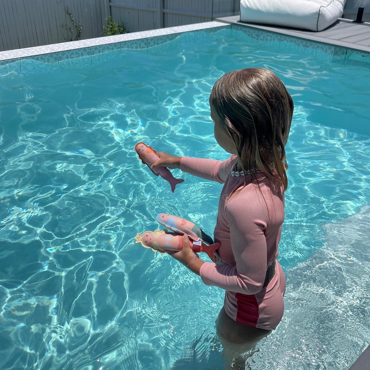 SUNNYLIFE Dive Buddies Melody the Mermaid lifestyle shot